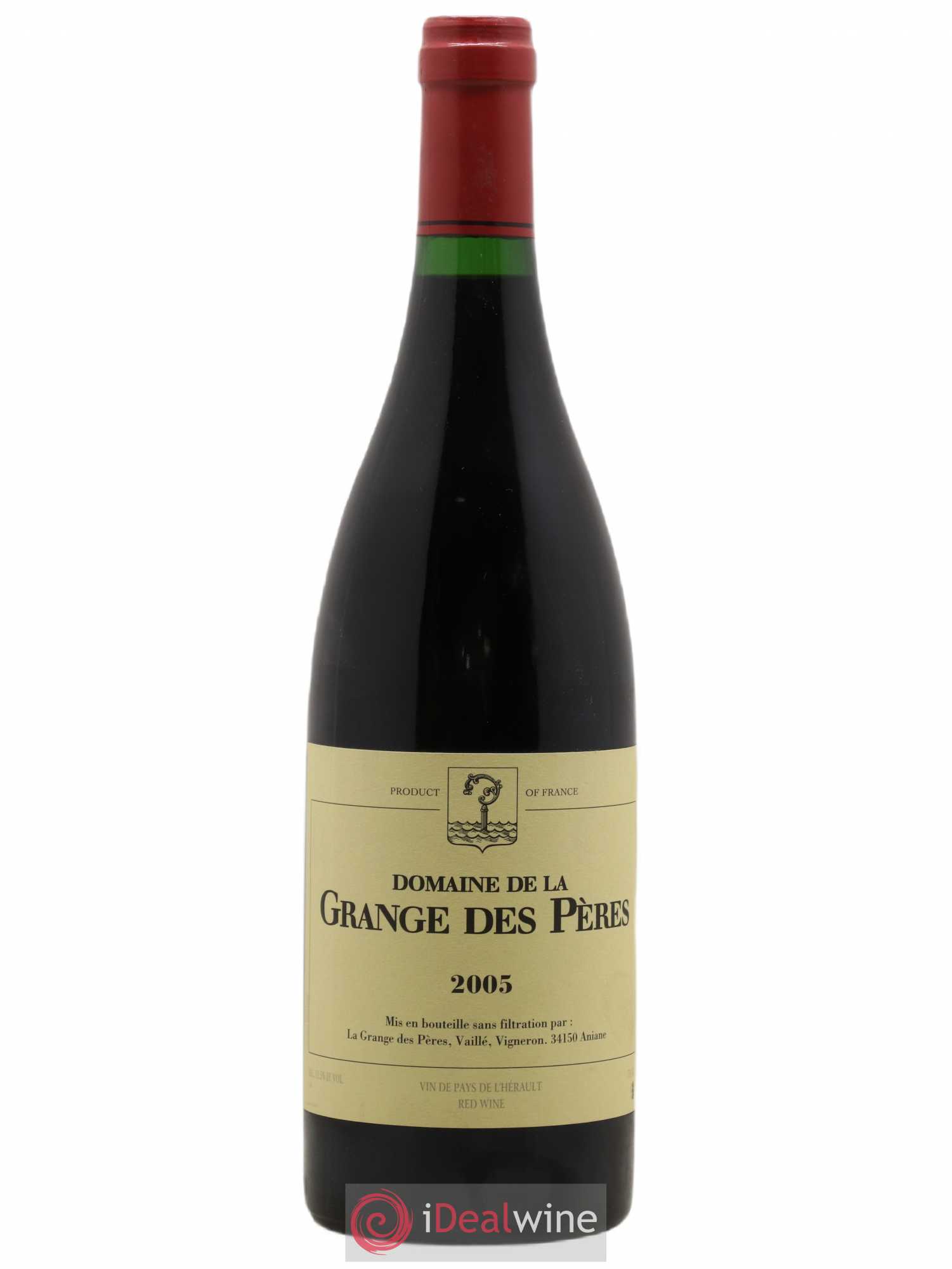 Pays d'Hérault Grange des Pères Laurent Vaillé 2005 - Lot de 1 bouteille - 0