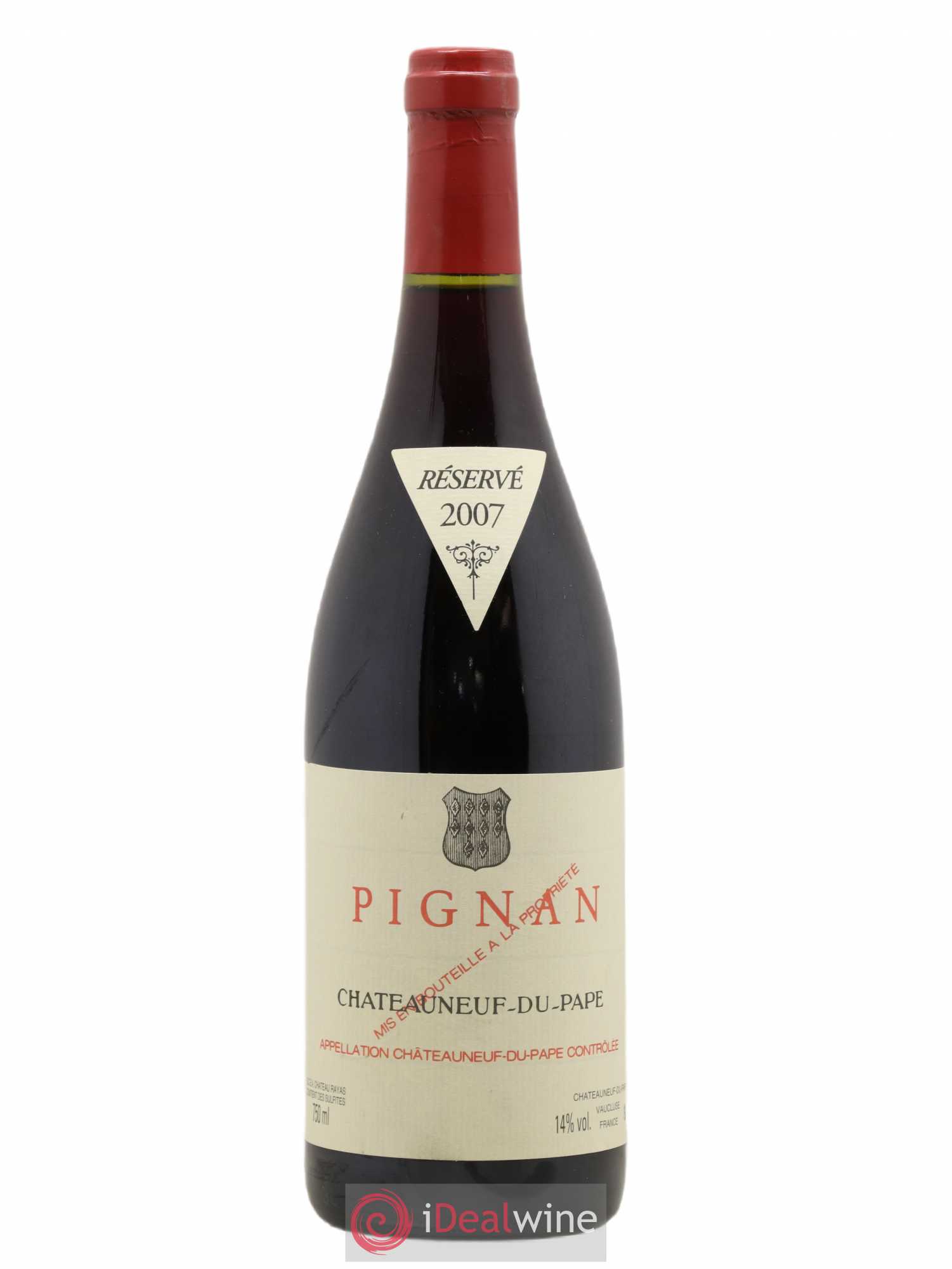 Châteauneuf-du-Pape Pignan Emmanuel Reynaud 2007 - Lot de 1 bouteille - 0