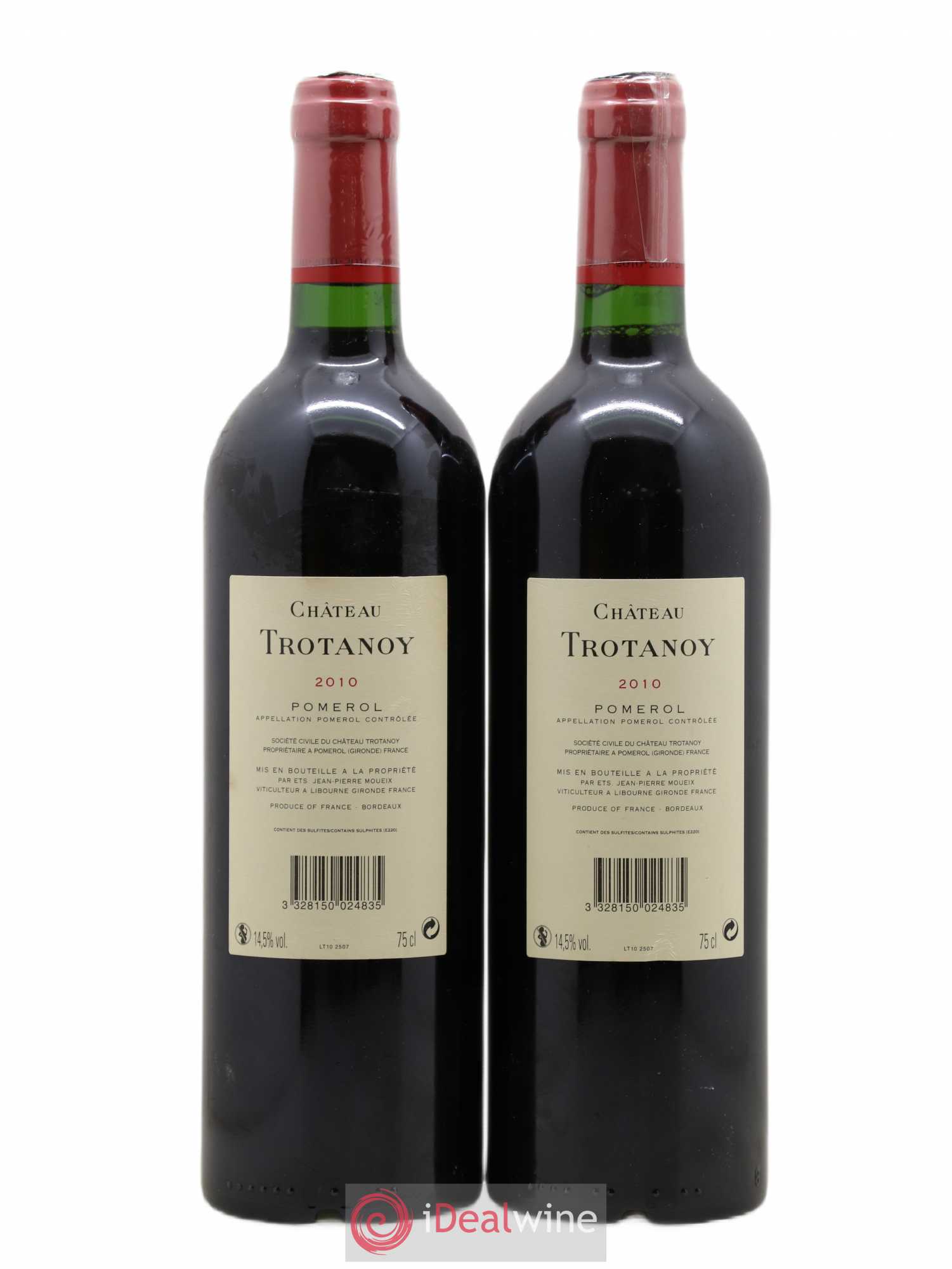 Château Trotanoy 2010 - Lot de 2 bouteilles - 1