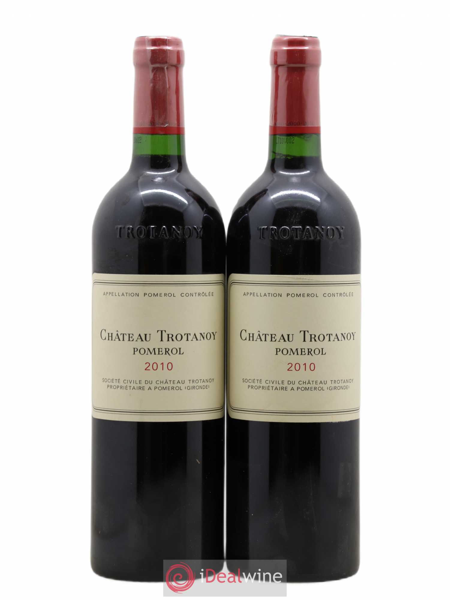 Château Trotanoy 2010 - Lot de 2 bouteilles - 0