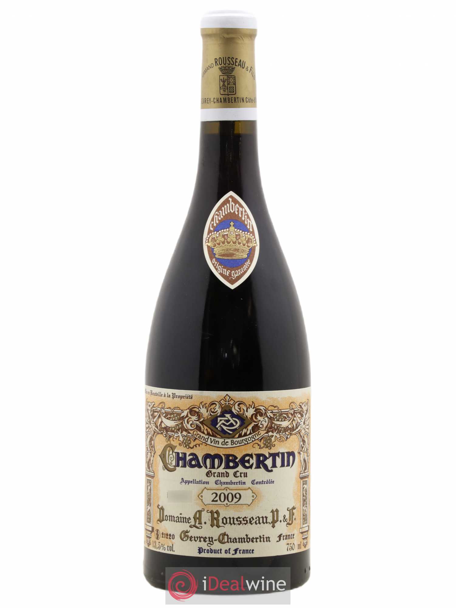 Chambertin Grand Cru Armand Rousseau (Domaine) 2009 - Lot de 1 bouteille - 0