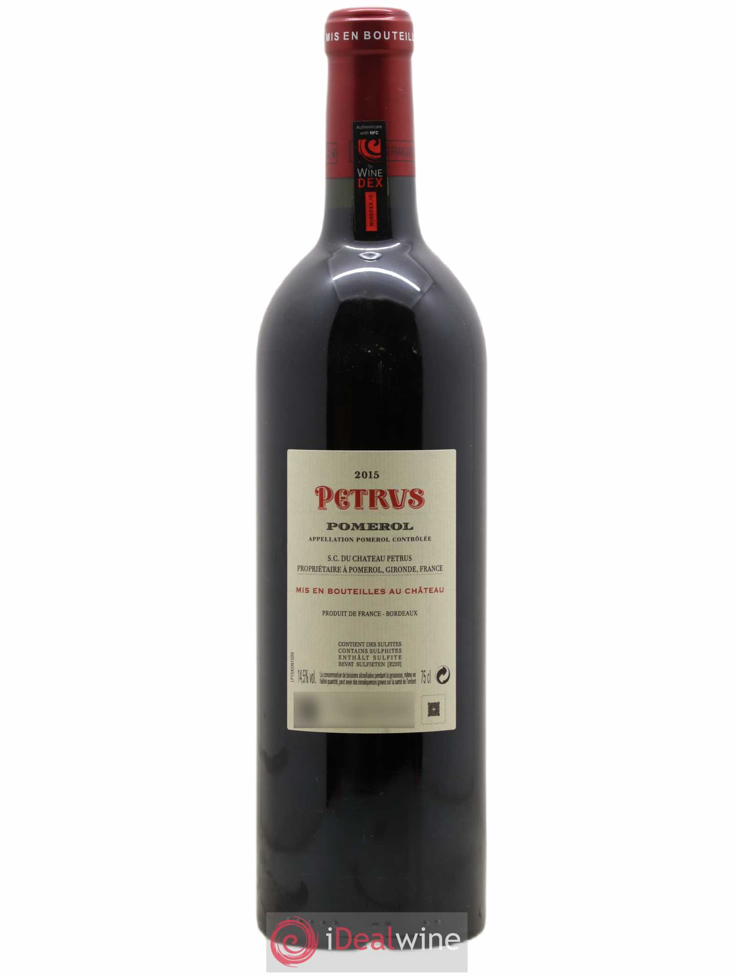Petrus 2015 - Lot de 1 bouteille - 1