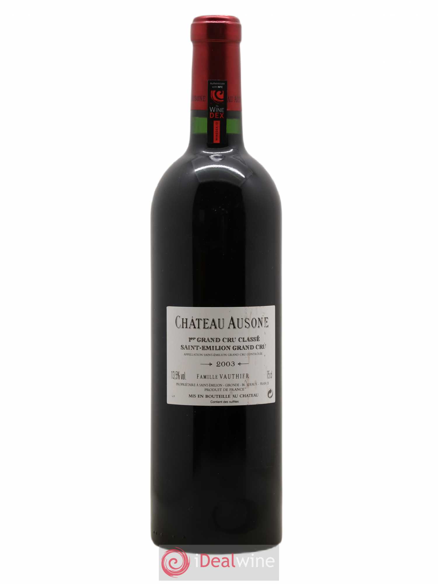 Château Ausone 1er Grand Cru Classé A 2003 - Lot de 1 bouteille - 1