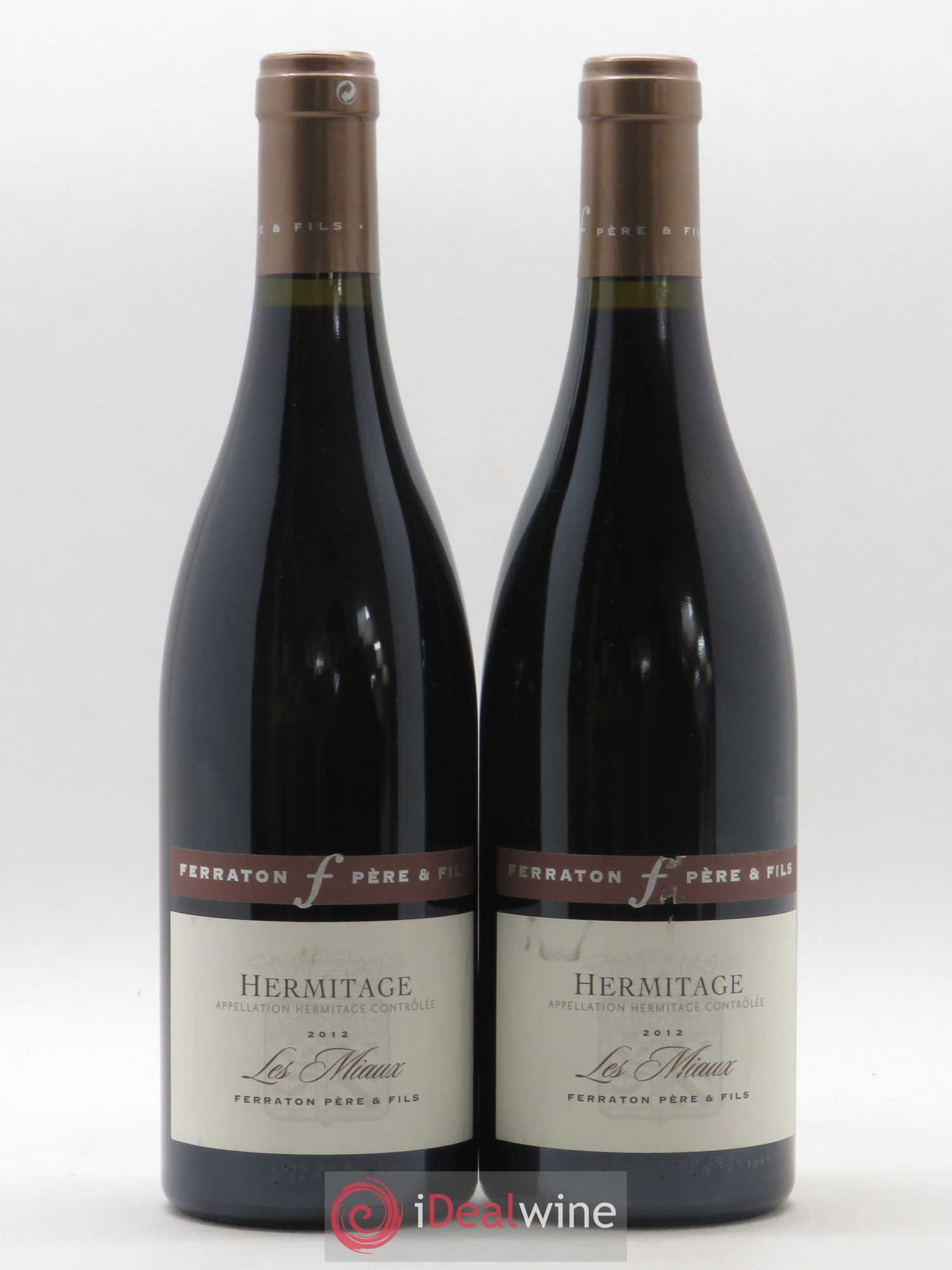 Hermitage Les Miaux Ferraton Père et Fils (Domaine) 2012 - Lot de 2 bouteilles - 0