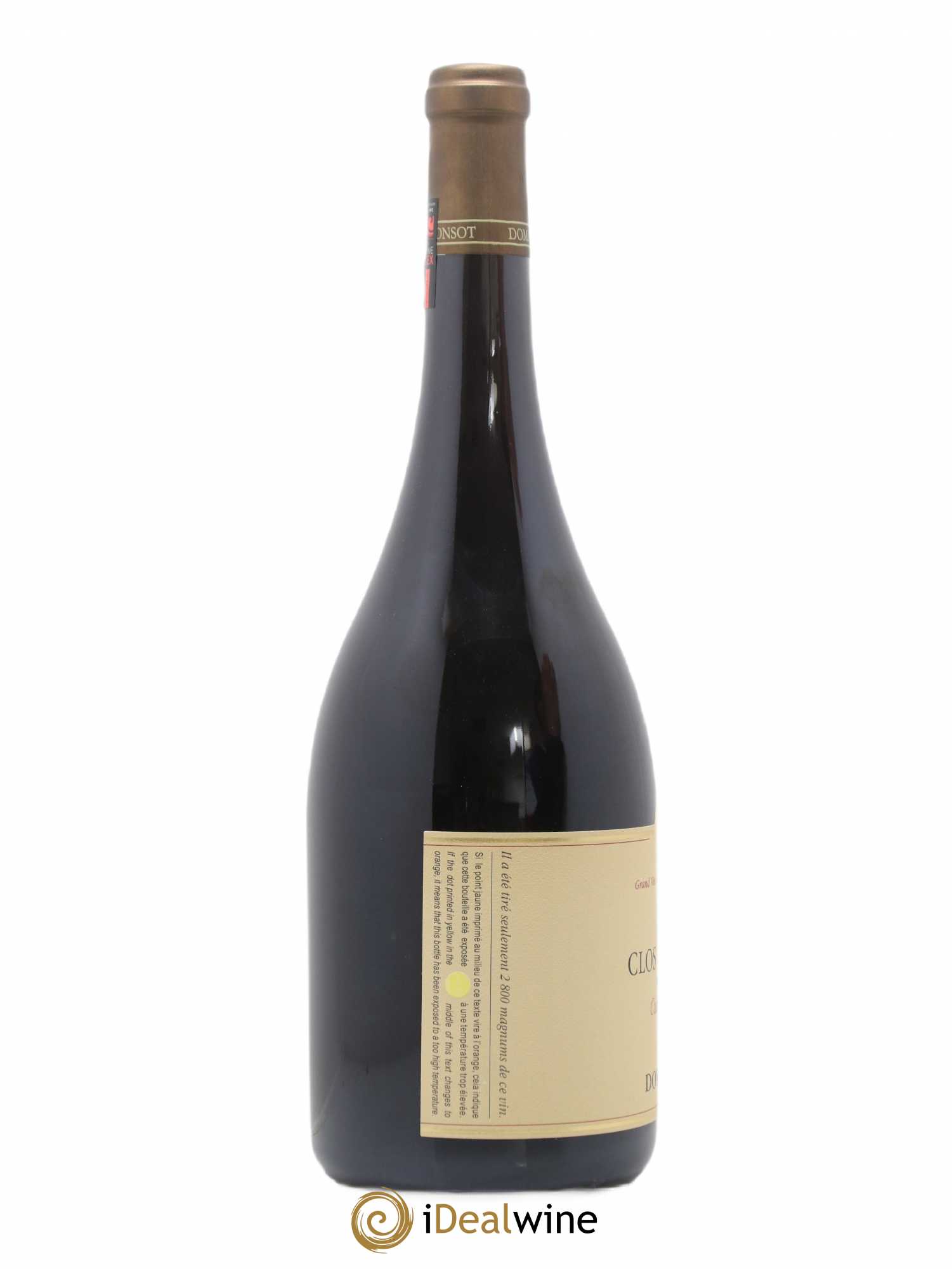 Clos de la Roche Grand Cru Vieilles Vignes Ponsot (Domaine) 2009 - Lot de 1 magnum - 3