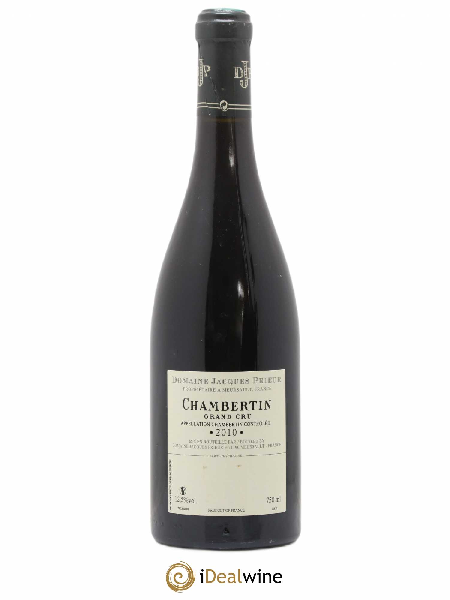 Chambertin Grand Cru Jacques Prieur (Domaine) 2010 - Lot de 1 bouteille - 1