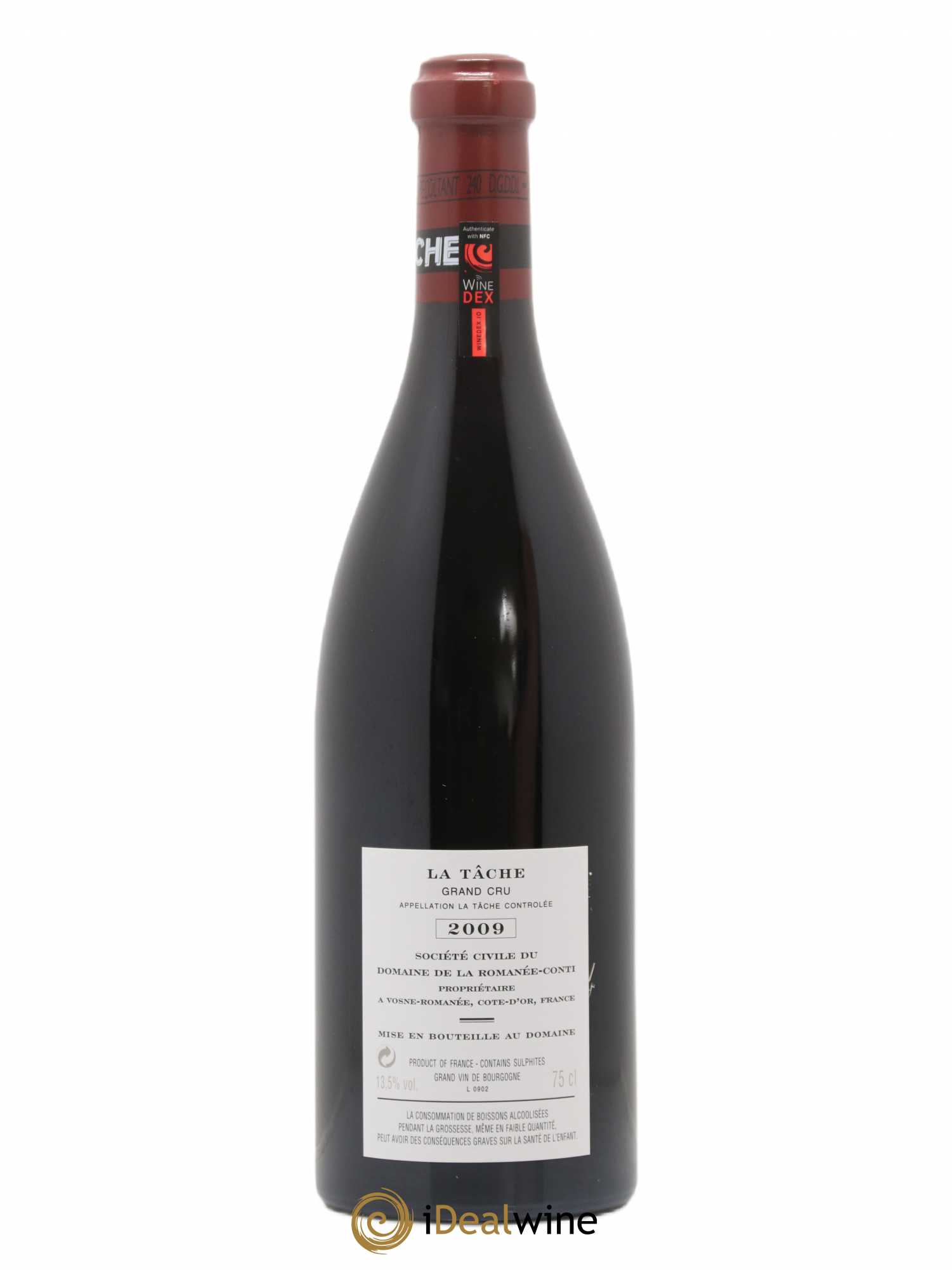 La Tâche Grand Cru Domaine de la Romanée-Conti 2009 - Lot de 1 bouteille - 1