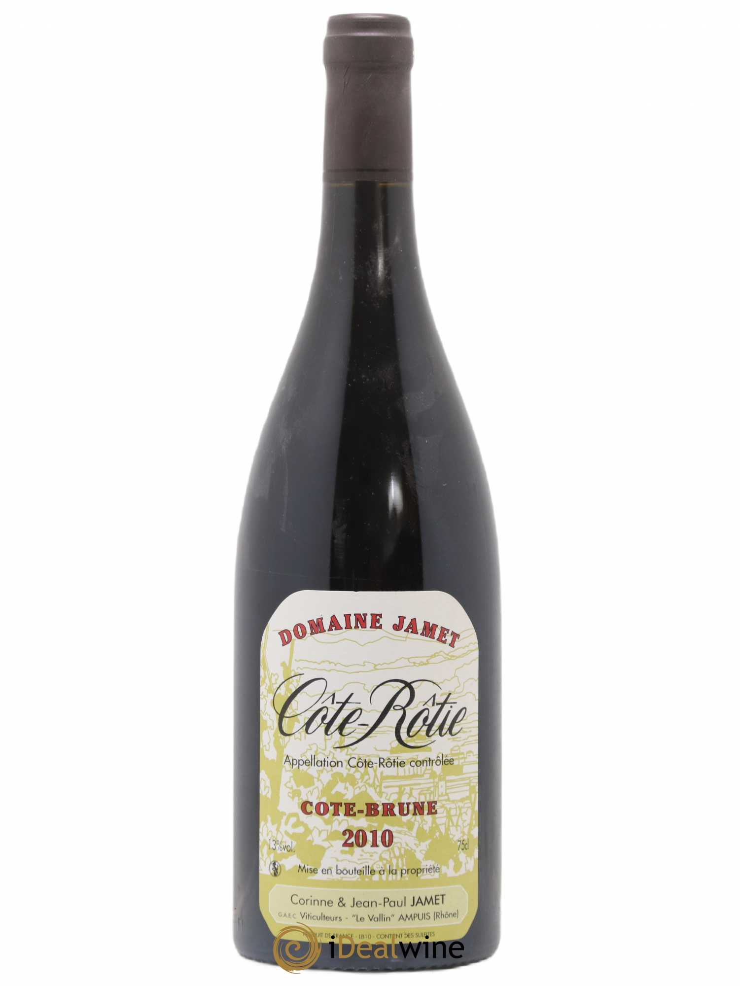 Côte-Rôtie Côte Brune Jamet (Domaine) 2010 - Lot de 1 bouteille - 0