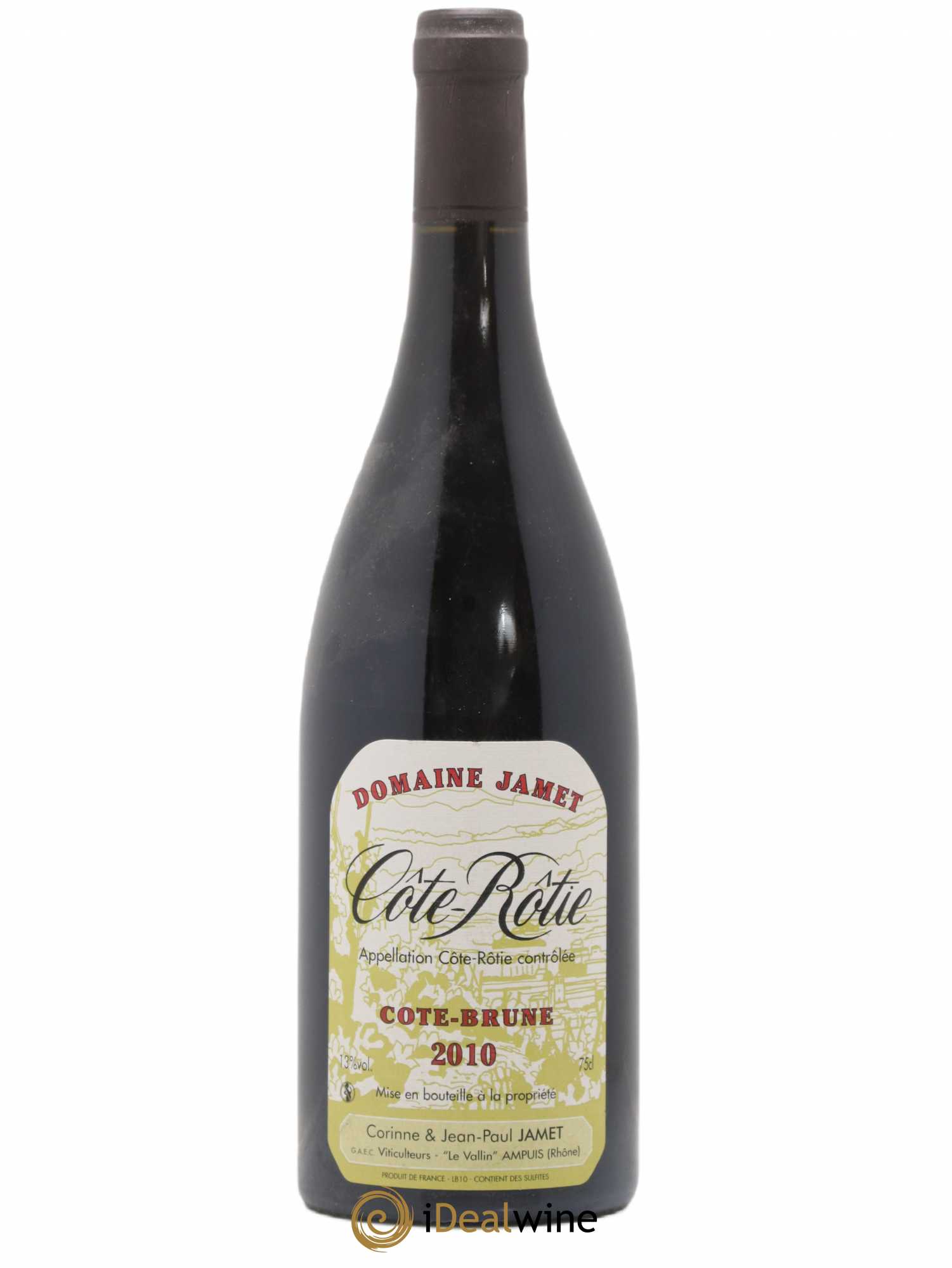 Côte-Rôtie Côte Brune Jamet (Domaine) 2010 - Lot de 1 bouteille - 0