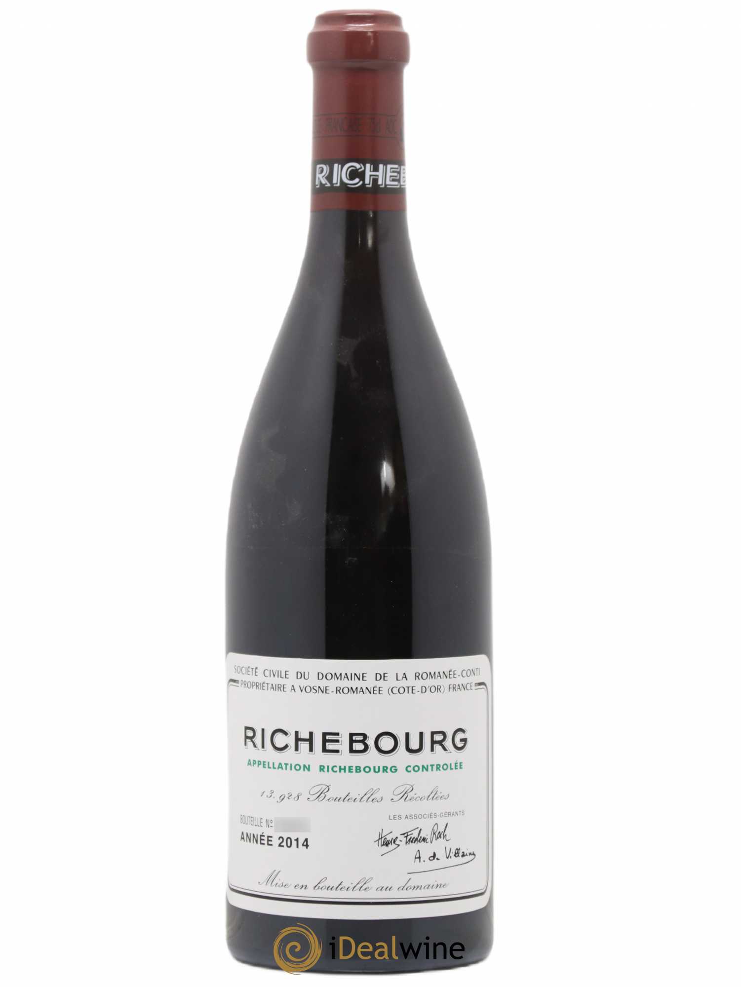 Richebourg Grand Cru Domaine de la Romanée-Conti 2014 - Posten von 1 Flasche - 0