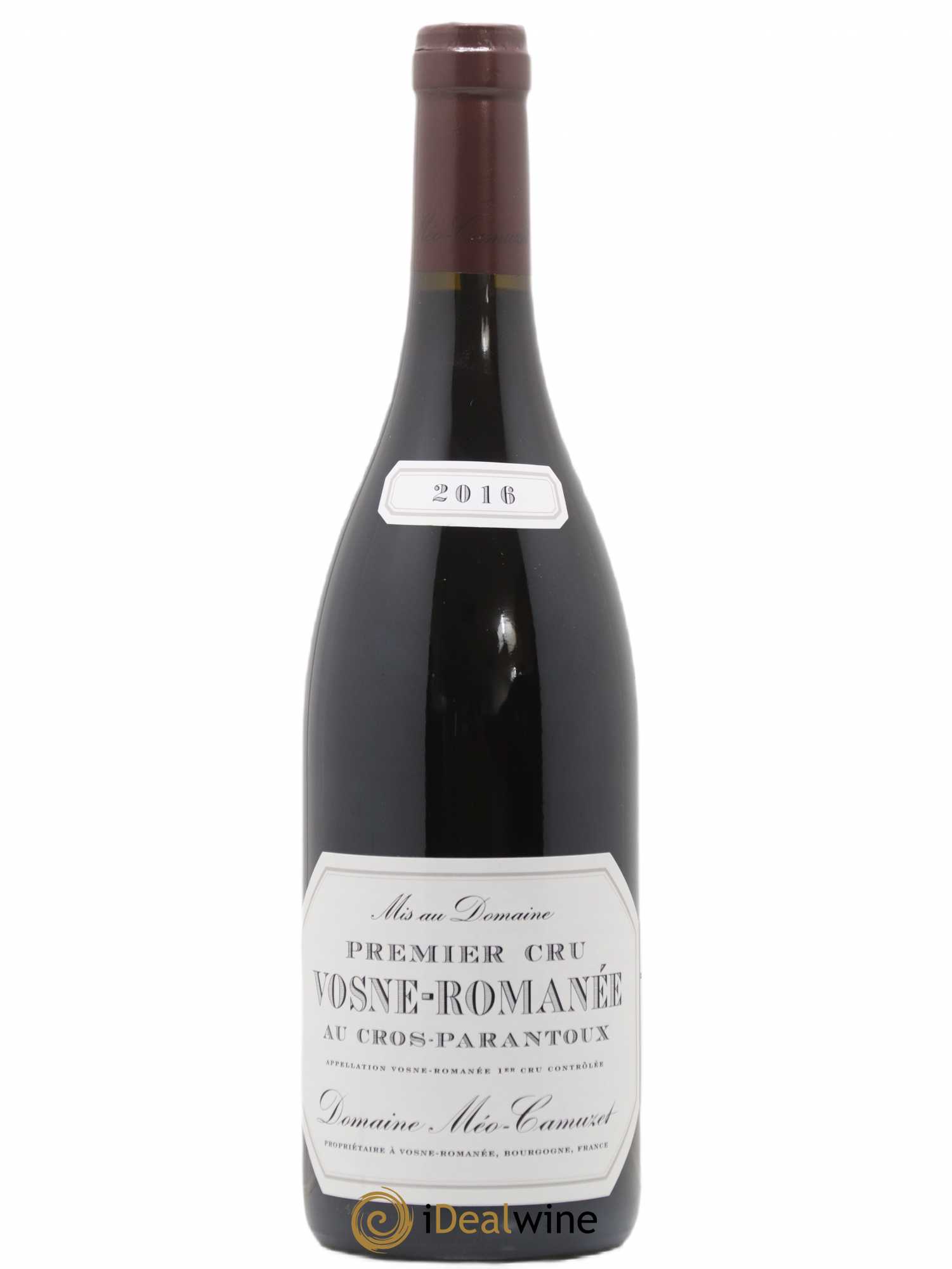 Vosne-Romanée 1er Cru Au Cros Parantoux Méo-Camuzet (Domaine) 2016 - Lot de 1 bouteille - 0
