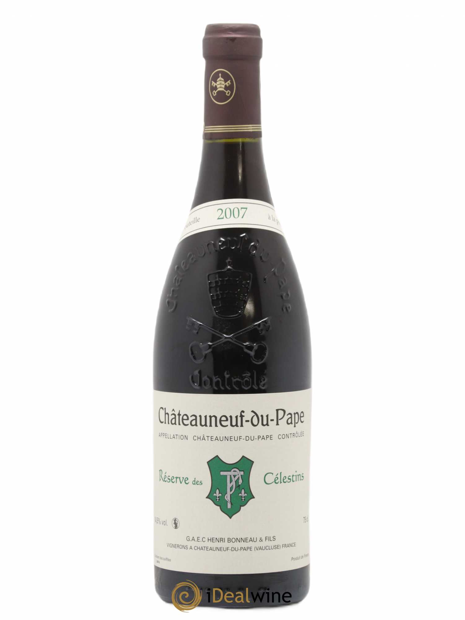 Châteauneuf-du-Pape Réserve des Célestins Henri Bonneau & Fils 2007 - Lot de 1 bouteille - 0