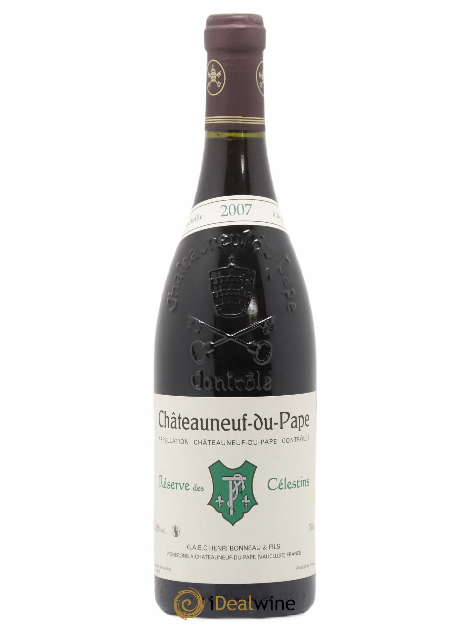 Châteauneuf-du-Pape Réserve des Célestins Henri Bonneau & Fils 2007 - Lot de 1 bouteille - 0