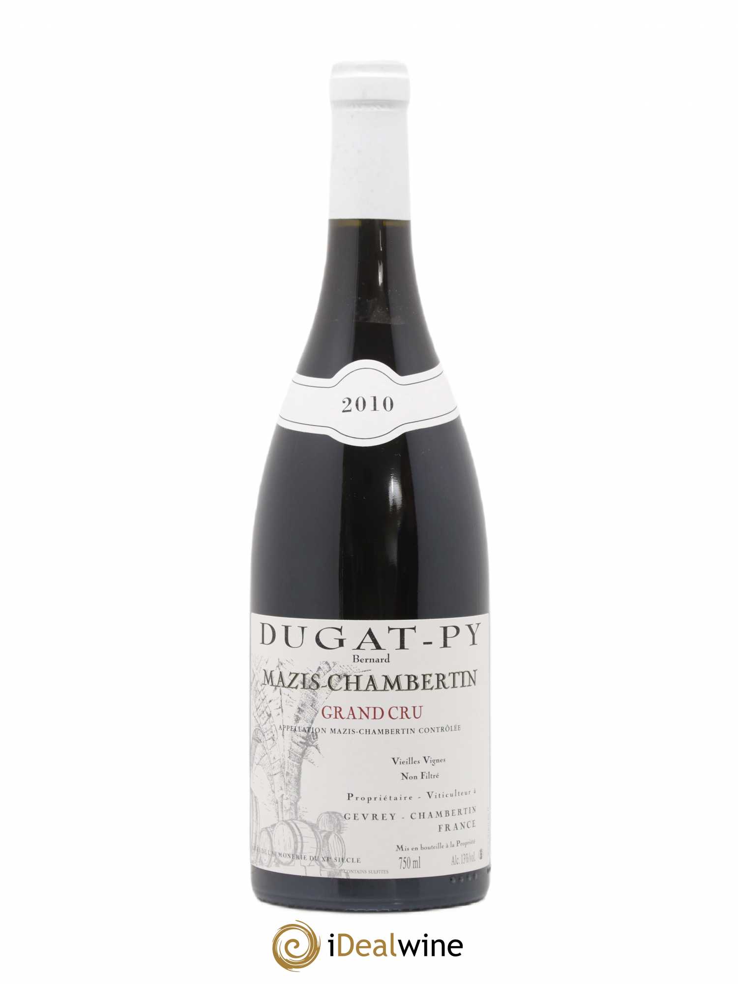 Mazis-Chambertin Grand Cru Vieilles Vignes Dugat-Py 2010 - Lot de 1 bouteille - 0