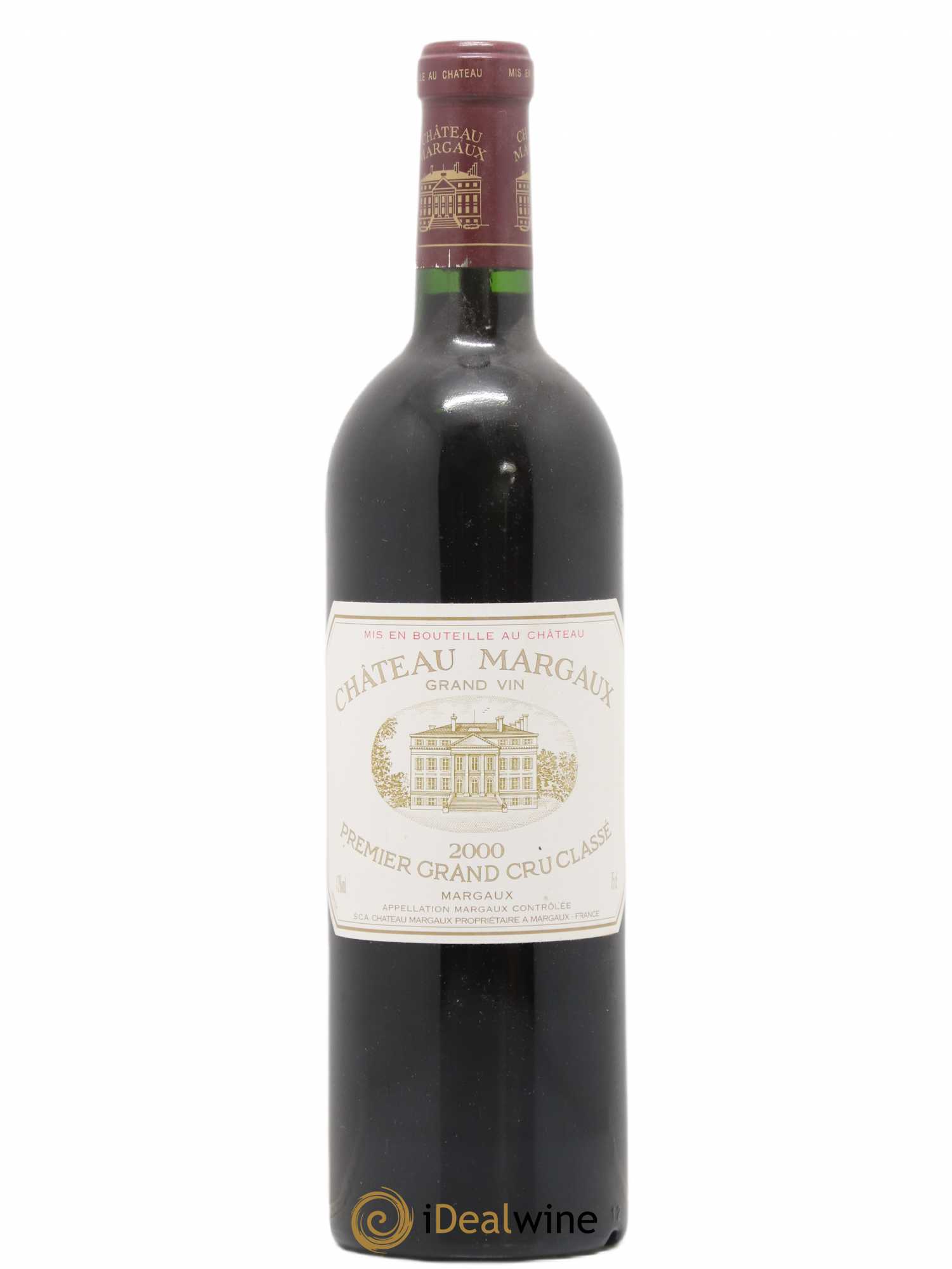 Château Margaux 1er Grand Cru Classé 2000 - Lot de 1 bouteille - 0