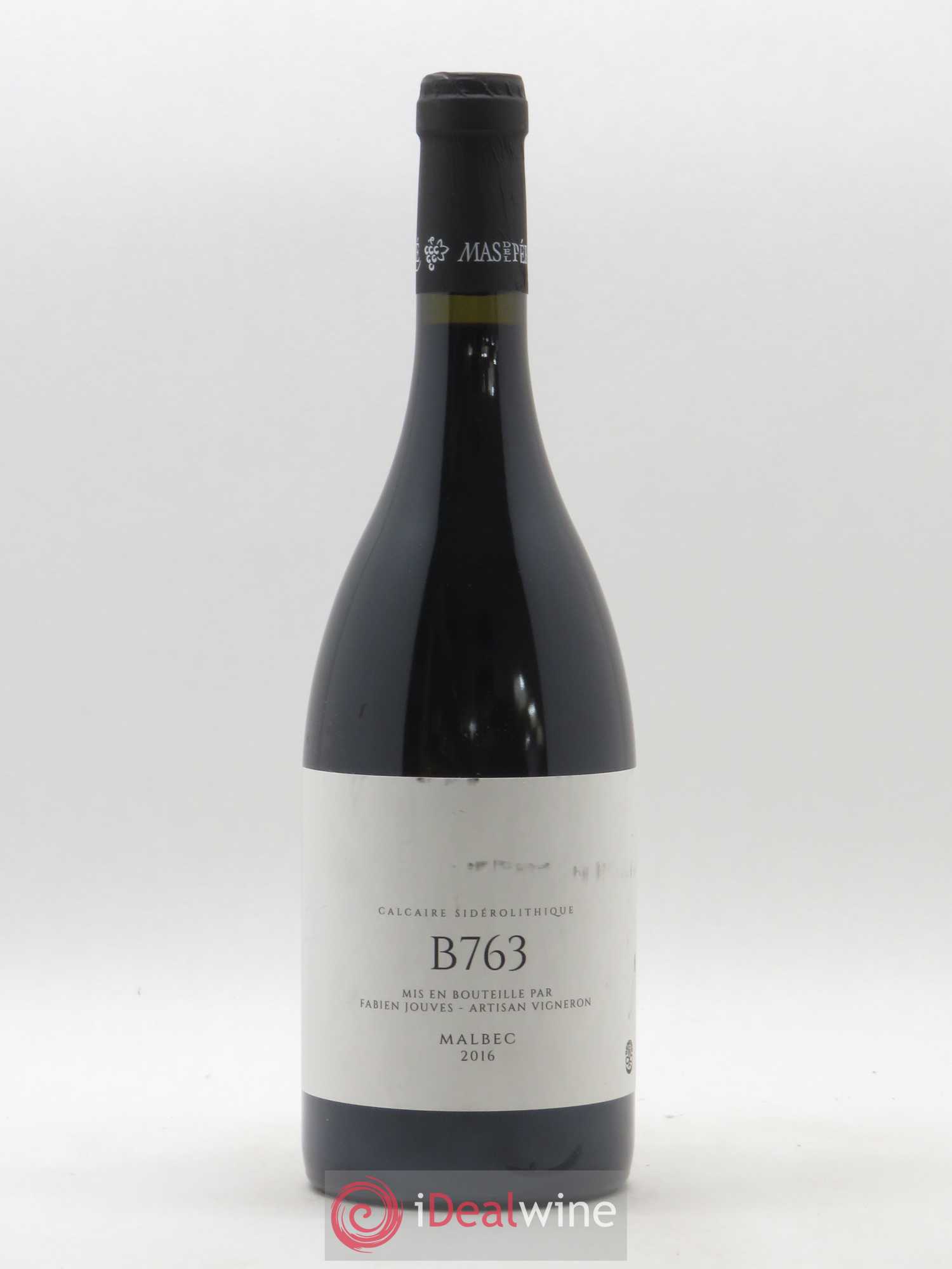 Cahors Mas Del Périé Bloc B763 Fabien Jouves 2016 - Lot de 1 bouteille - 0