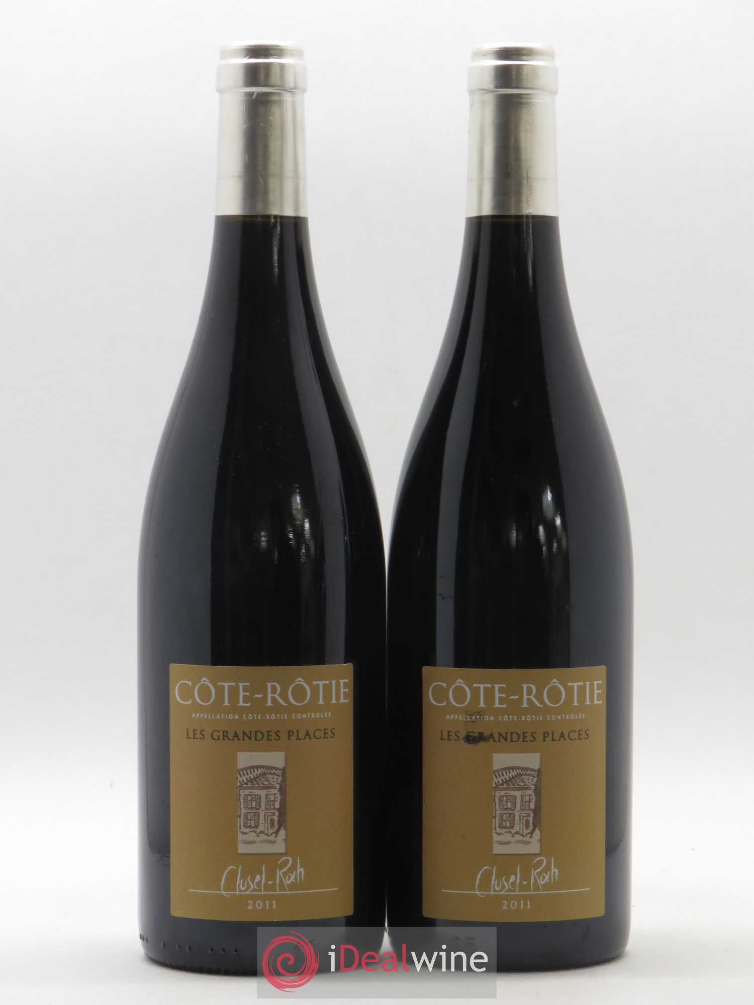 Côte-Rôtie Les Grandes Places Clusel-Roch 2011 - Lot de 2 bouteilles - 0