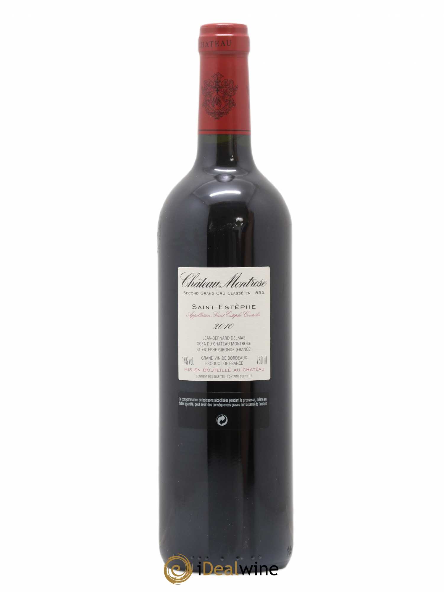 Château Montrose 2ème Grand Cru Classé 2010 - Lot de 1 bouteille - 1