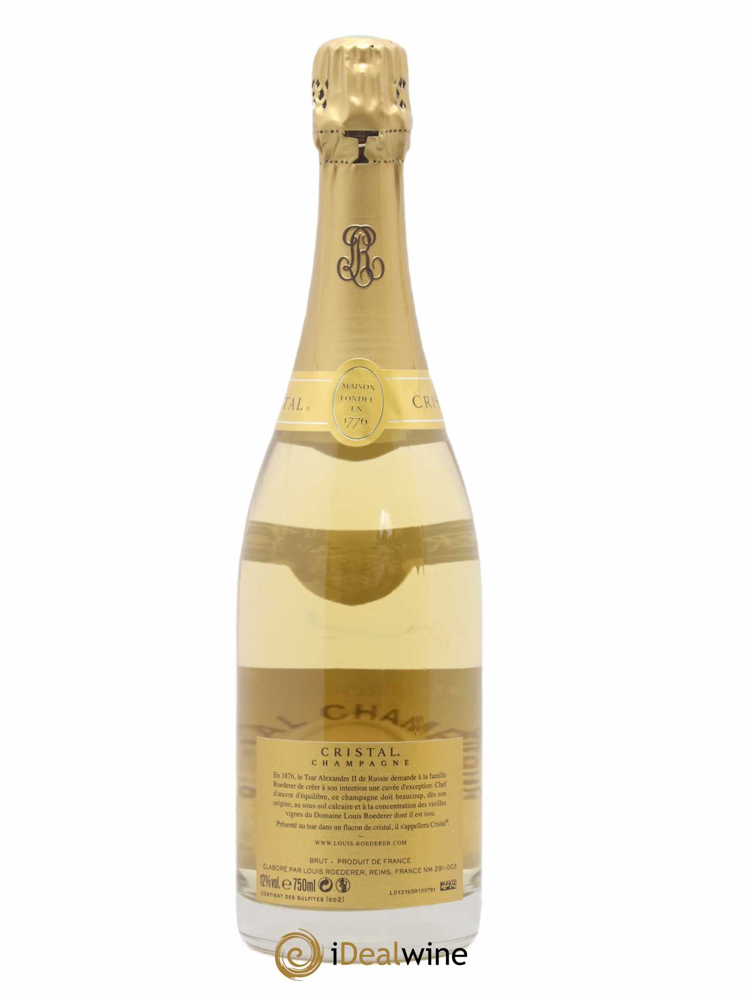 Cristal Louis Roederer 2008 - Lot de 1 bouteille - 2
