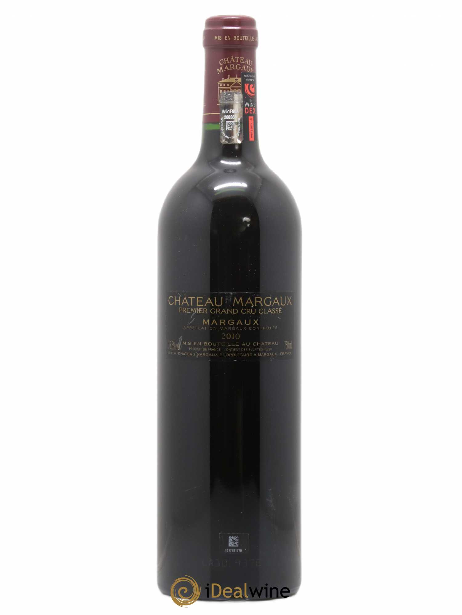 Château Margaux 1er Grand Cru Classé 2010 - Lot de 1 bouteille - 1