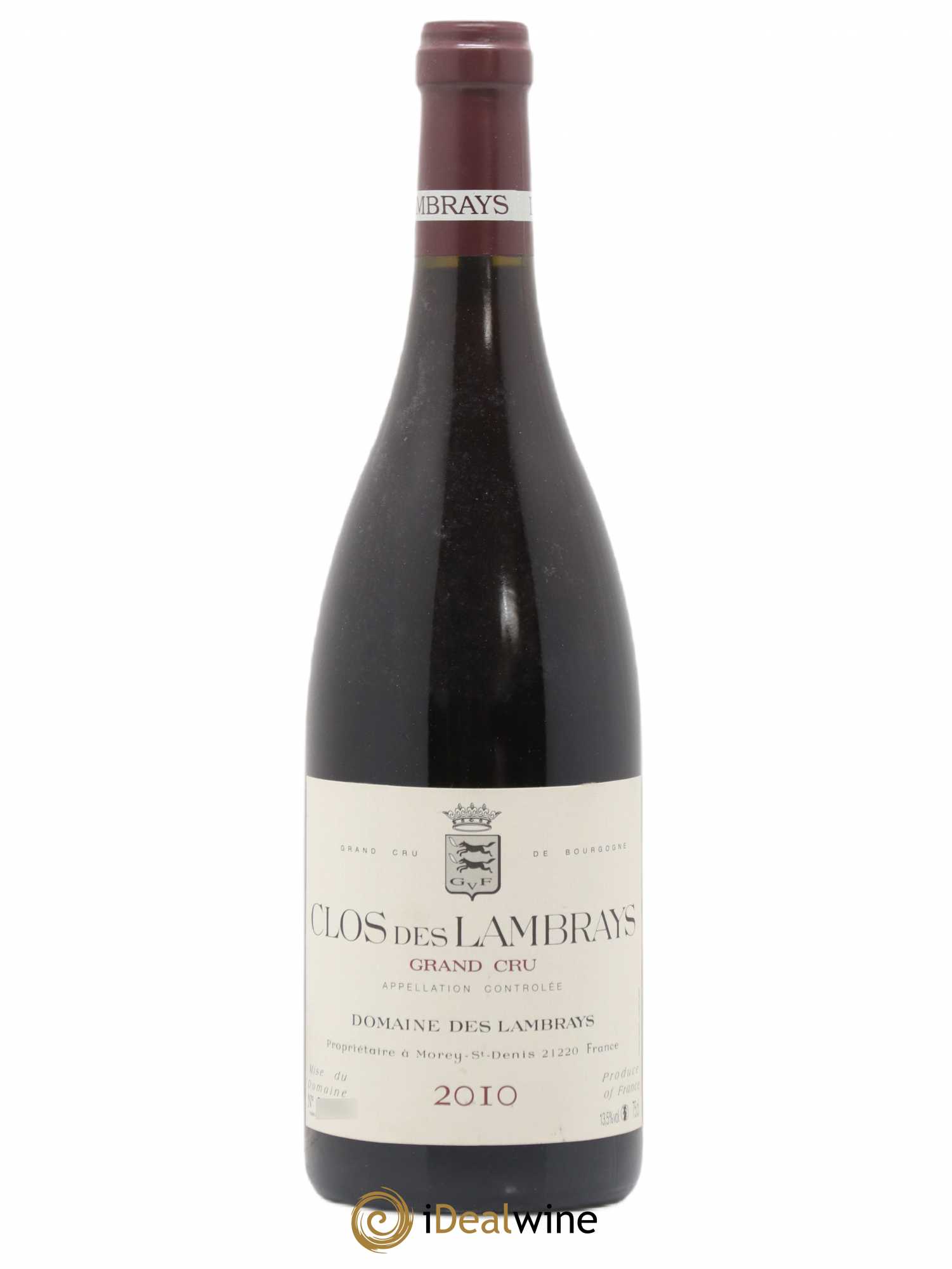 Clos des Lambrays Grand Cru Domaine des Lambrays 2010 - Lot de 1 bouteille - 0