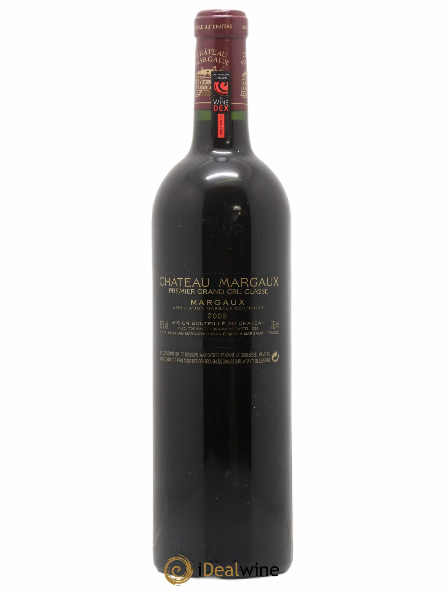 Château Margaux 1er Grand Cru Classé 2005 - Lot de 1 bouteille - 1