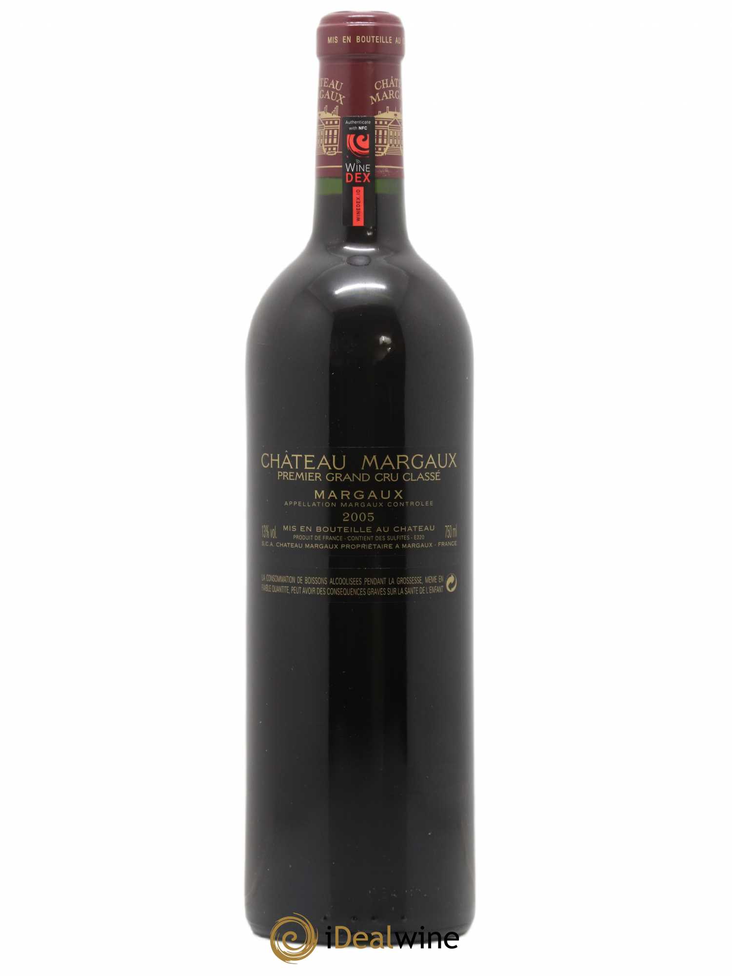 Château Margaux 1er Grand Cru Classé 2005 - Lot de 1 bouteille - 1