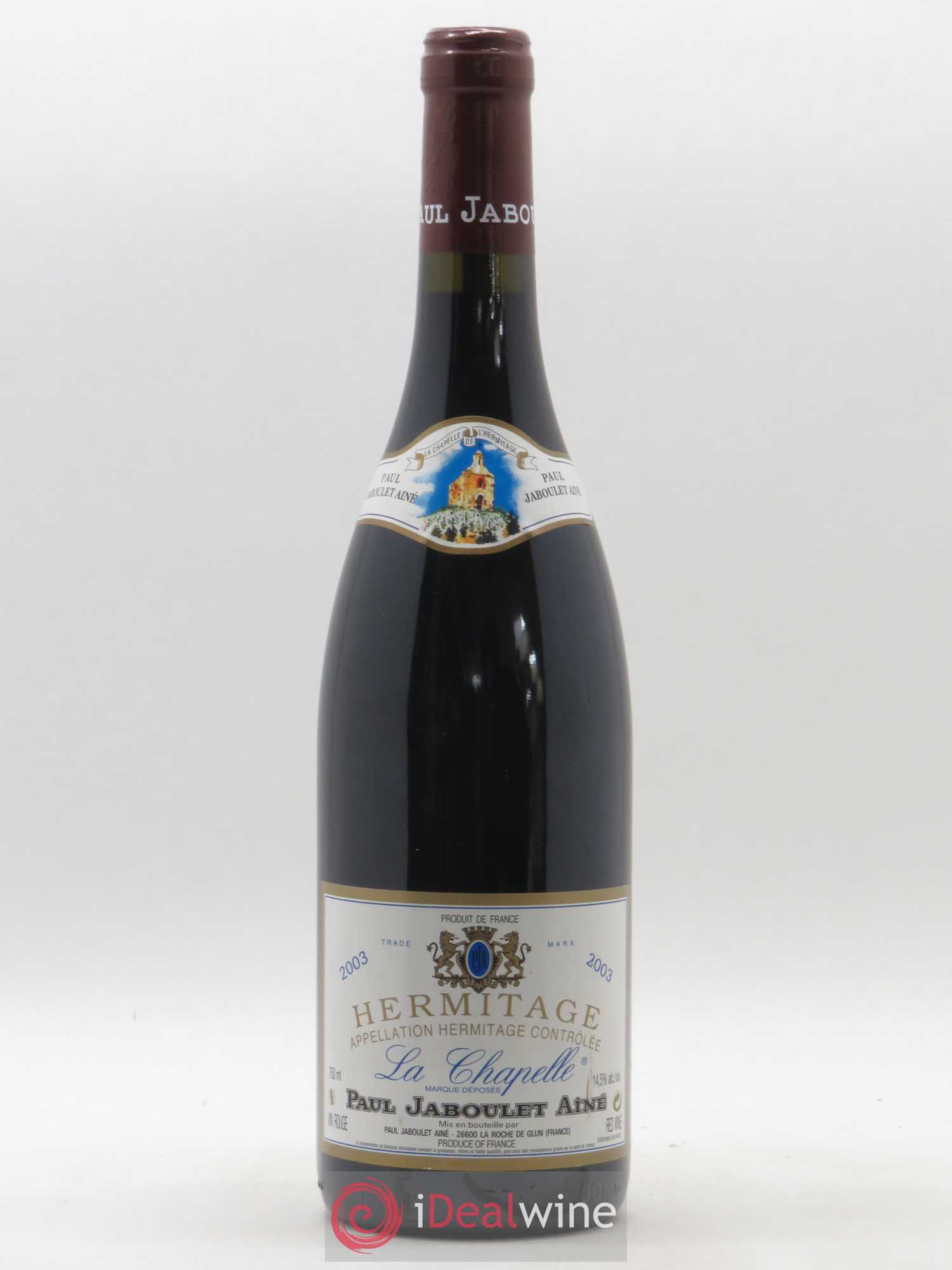 Hermitage La Chapelle Paul Jaboulet Ainé 2003 - Lot de 1 bouteille - 0