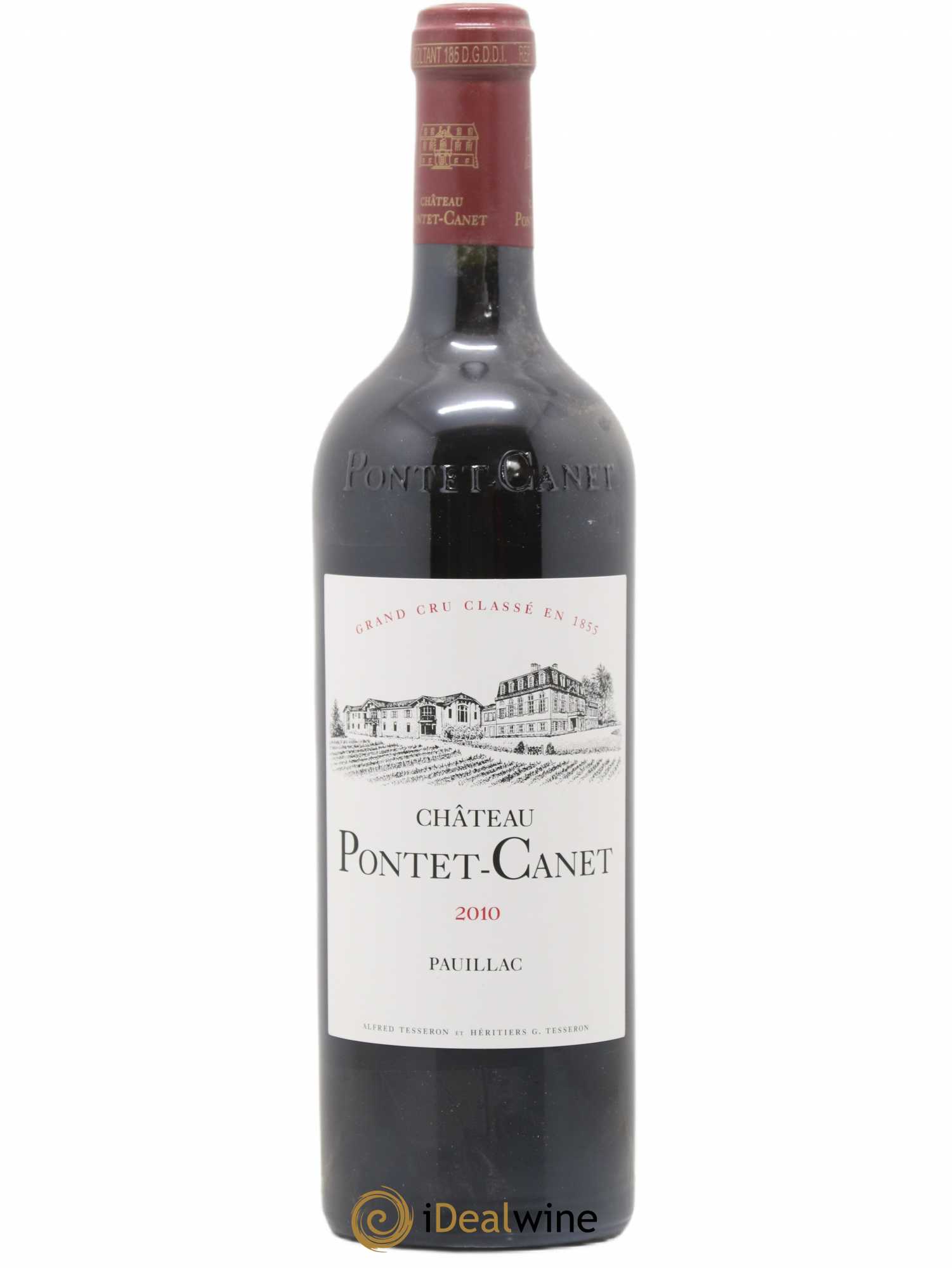 Château Pontet Canet 5ème Grand Cru Classé 2010 - Lot de 1 bouteille - 0