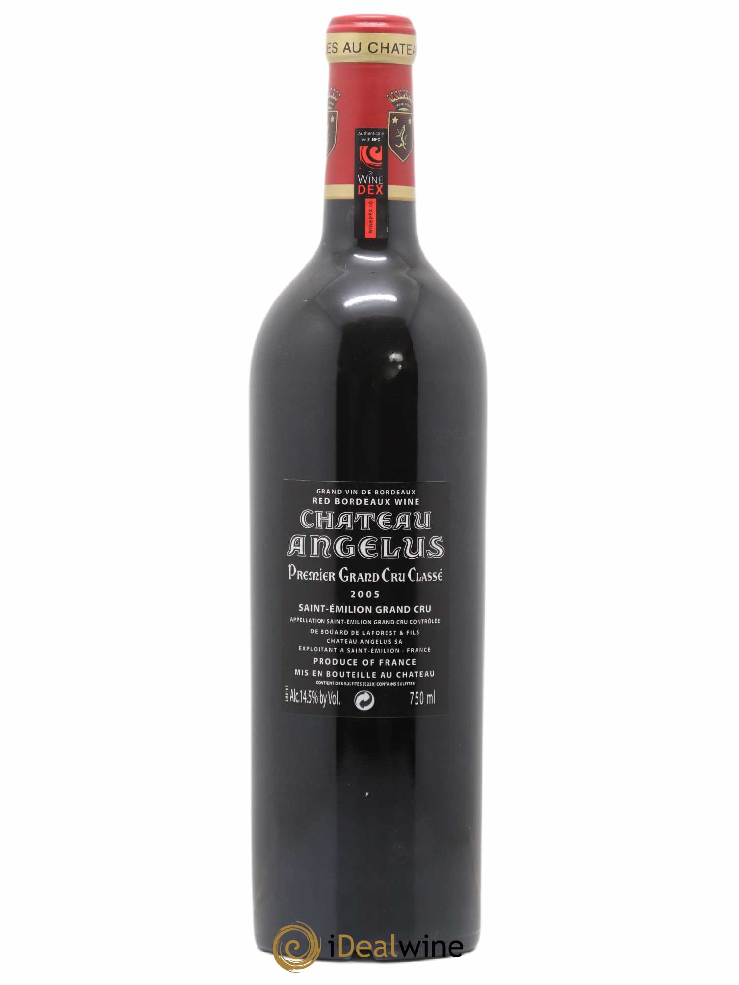 Château Angélus 1er Grand Cru Classé A 2005 - Lot de 1 bouteille - 1