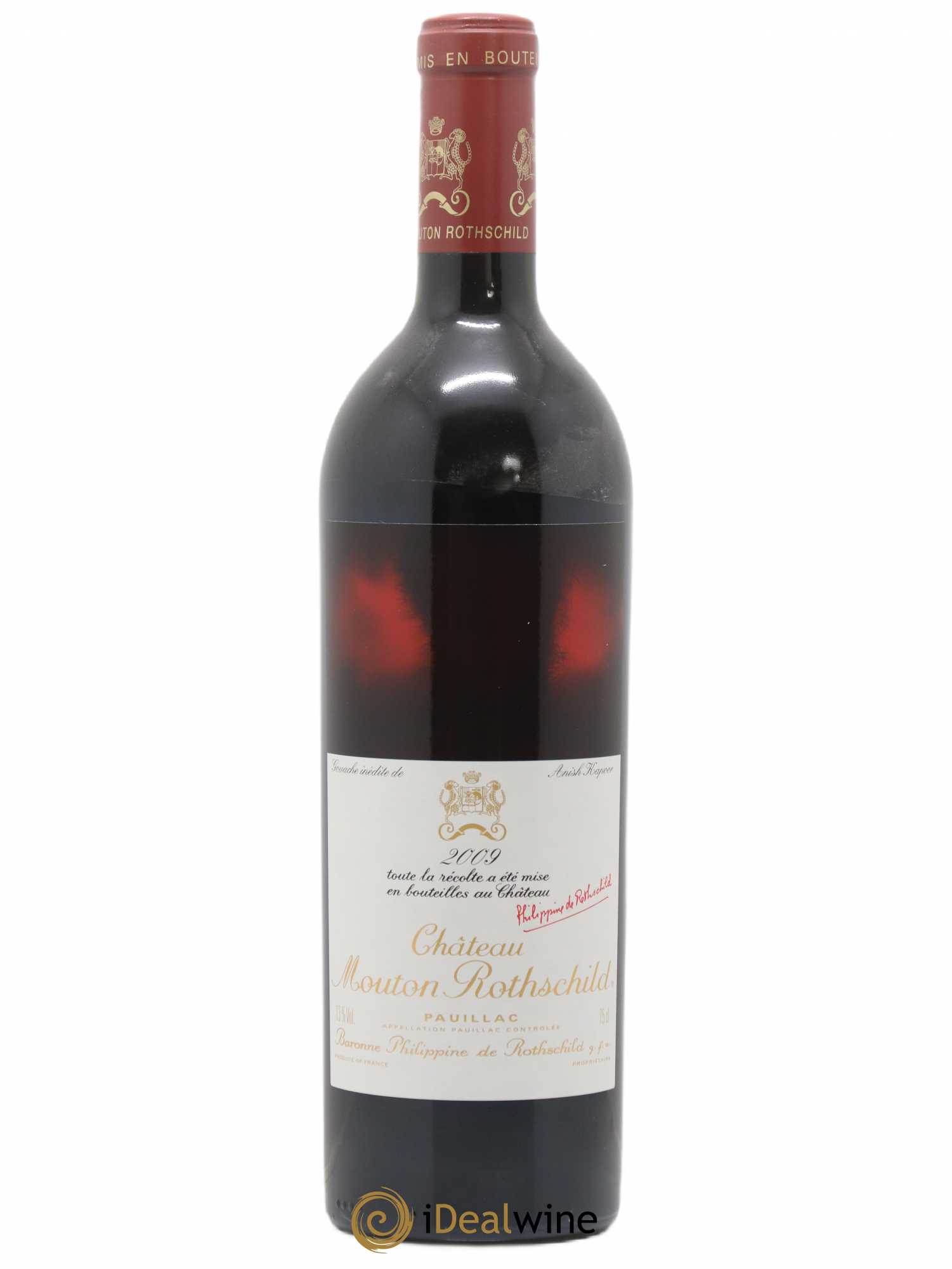 Château Mouton Rothschild 1er Grand Cru Classé 2009 - Lot de 1 bouteille - 0