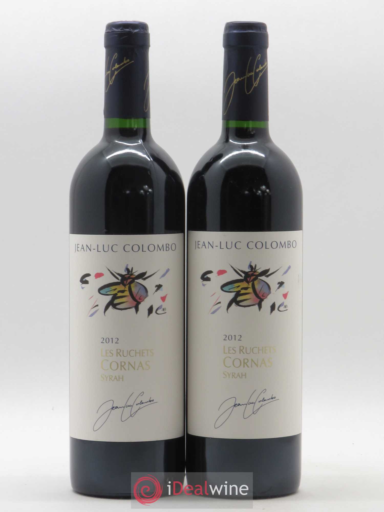 Cornas les Ruchets Jean-Luc Colombo 2012 - Lot of 2 bottles - 0