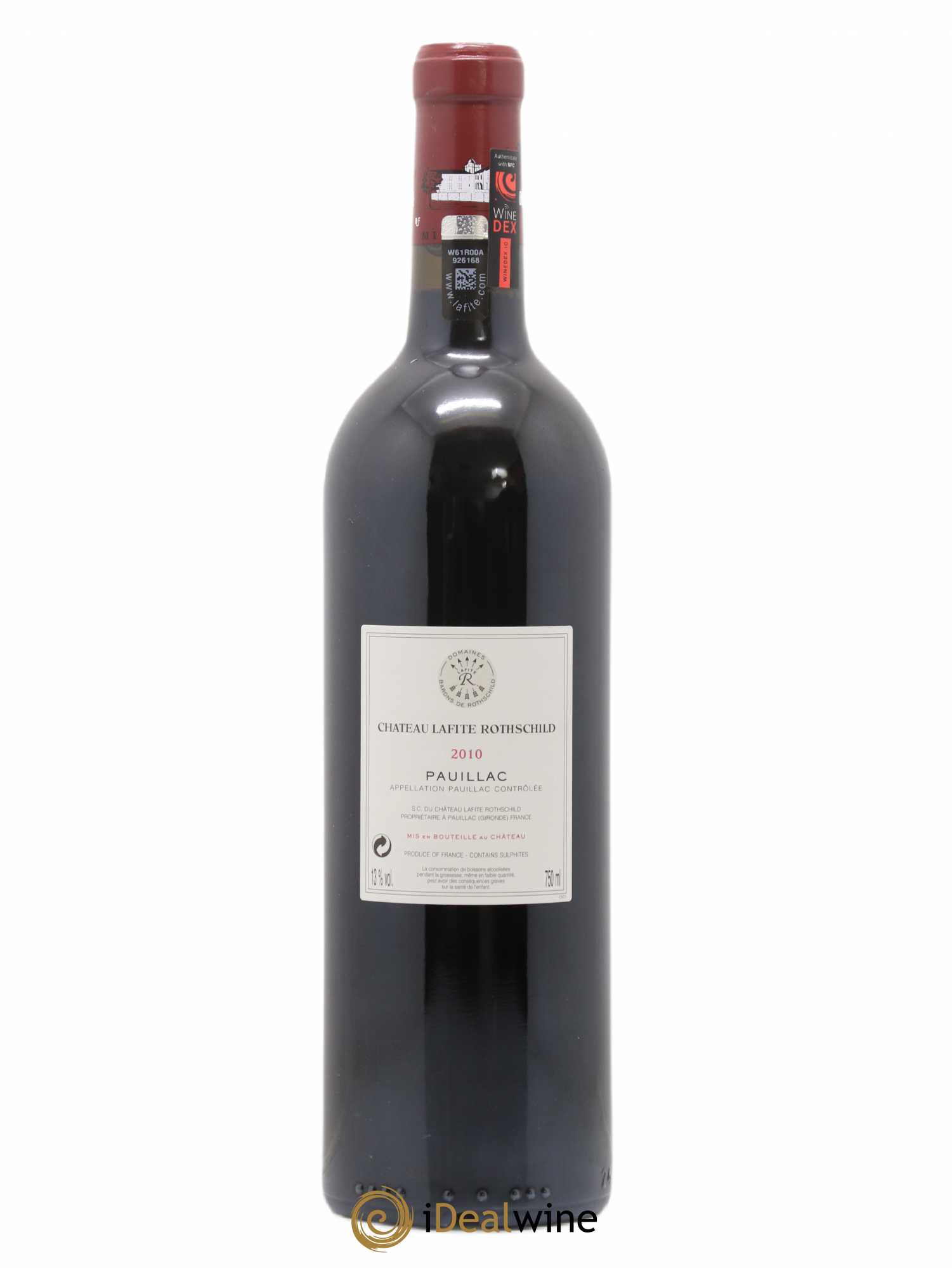 Château Lafite Rothschild 1er Grand Cru Classé 2010 - Lot de 1 bouteille - 1