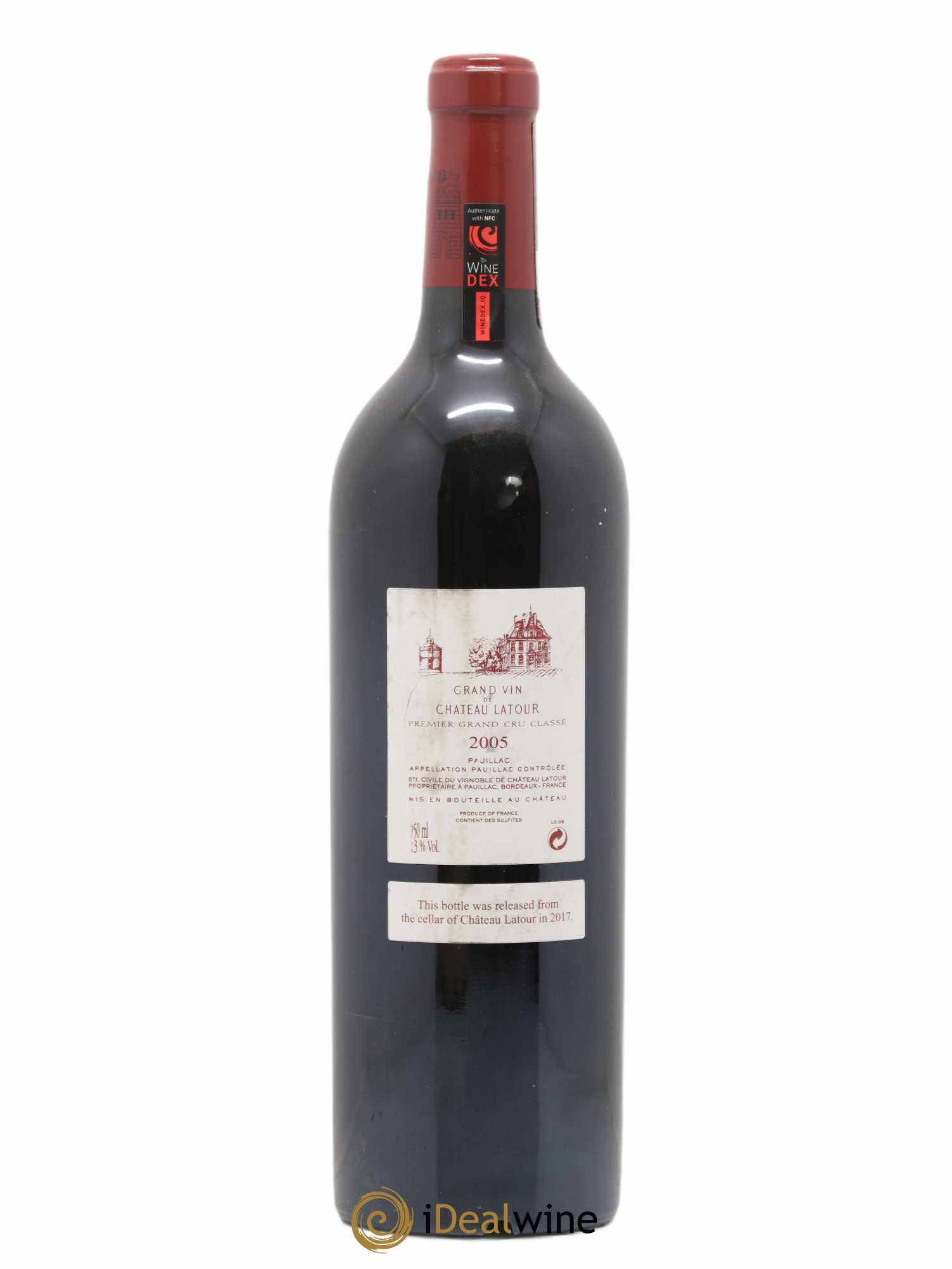 Château Latour 1er Grand Cru Classé 2005 - Lot de 1 bouteille - 1
