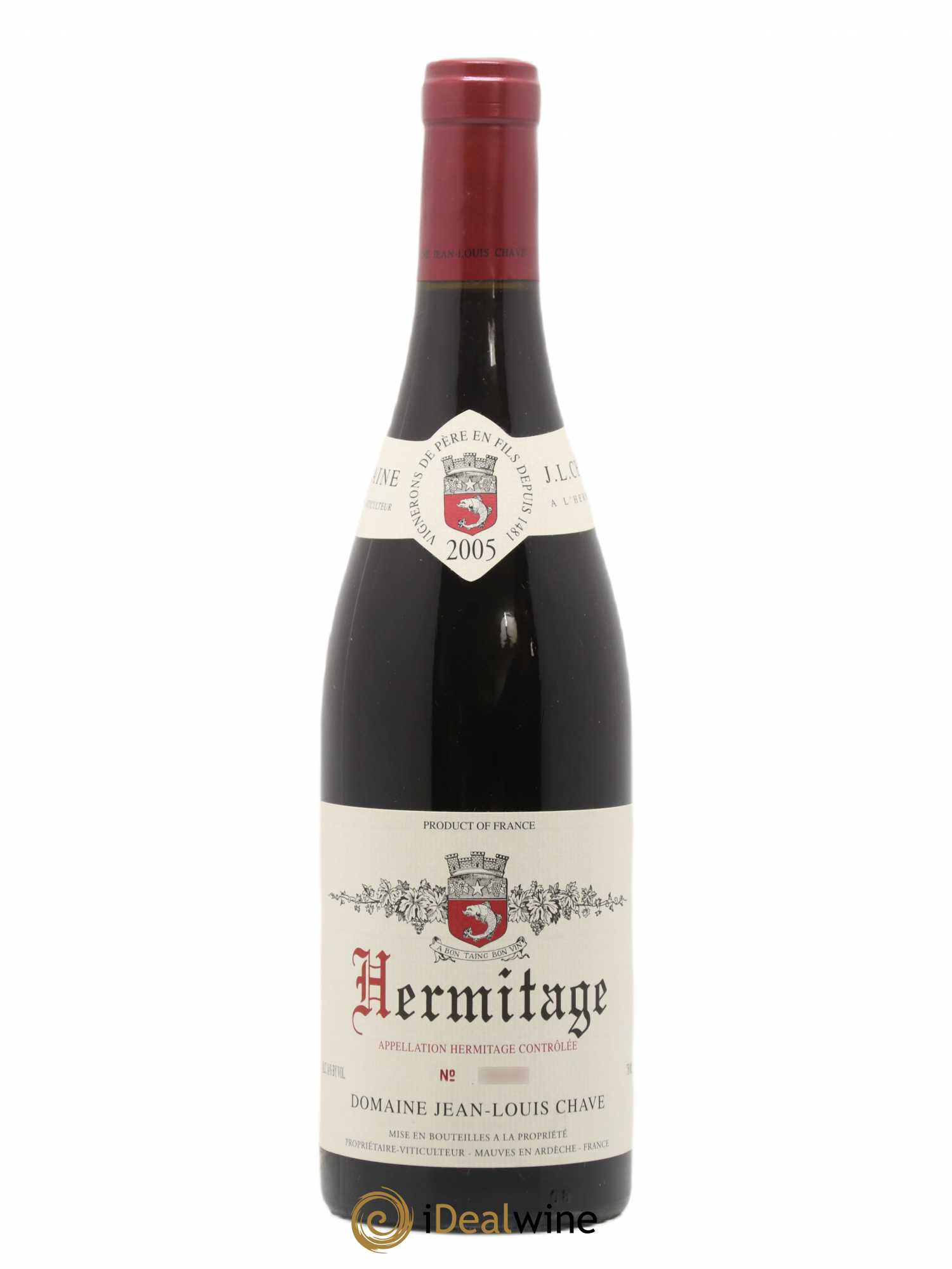 Hermitage Jean-Louis Chave 2005 - Lot de 1 bouteille - 0