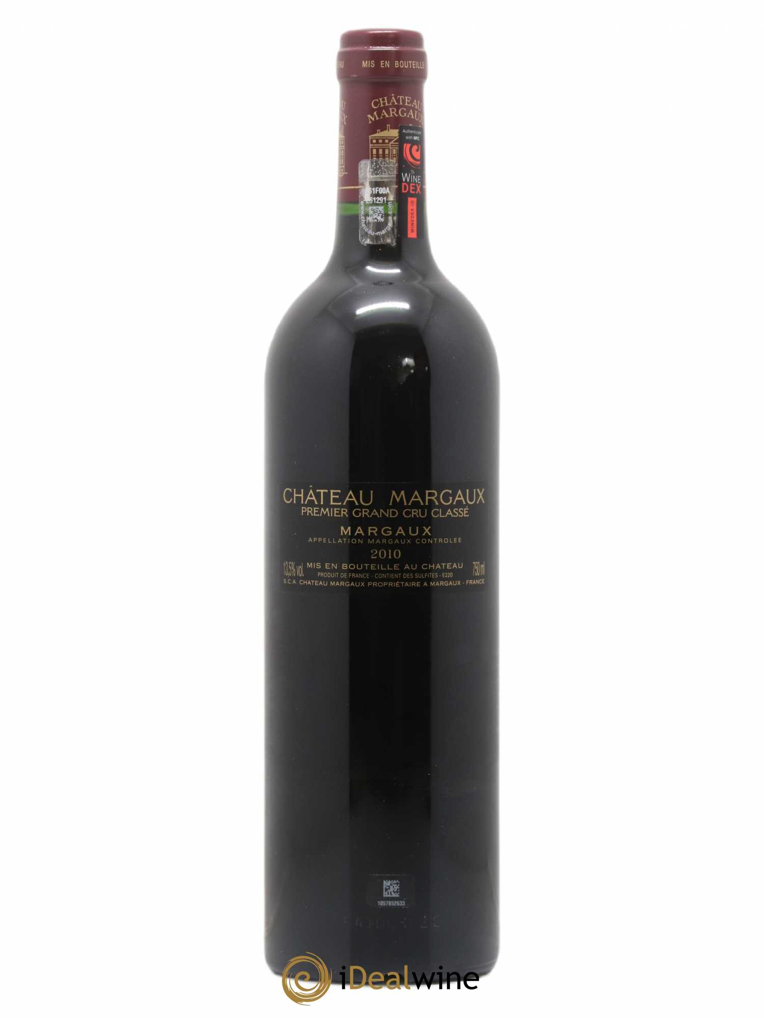 Château Margaux 1er Grand Cru Classé 2010 - Lot de 1 bouteille - 1