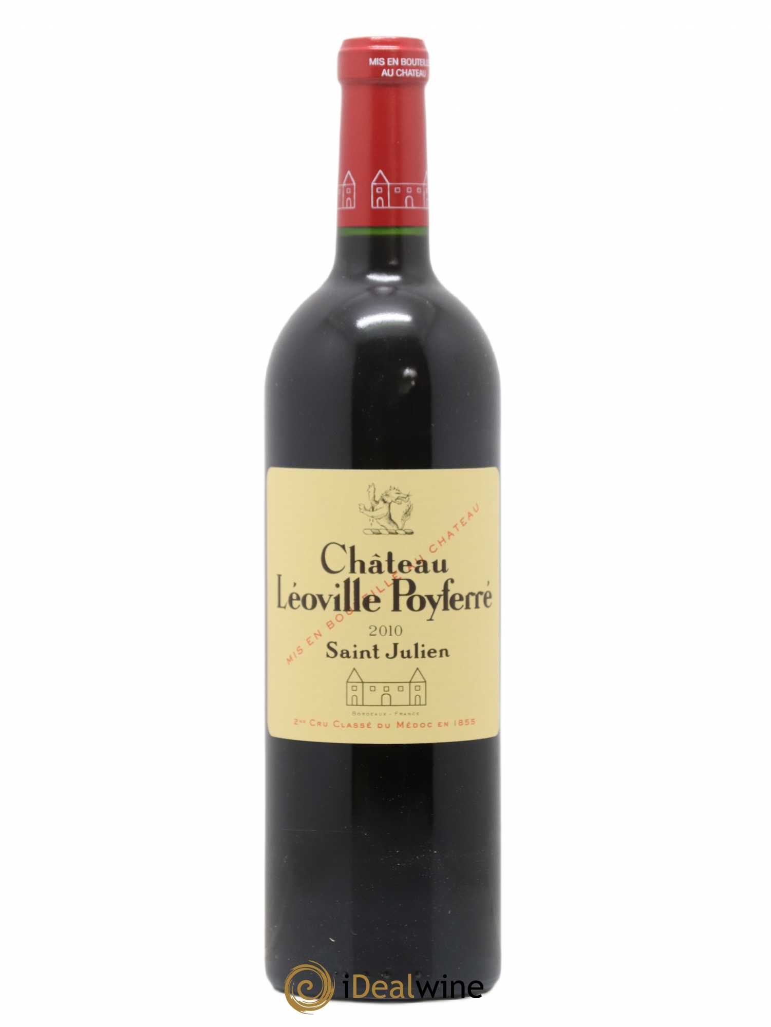 Château Léoville Poyferré 2ème Grand Cru Classé 2010 - Lot de 1 bouteille - 0