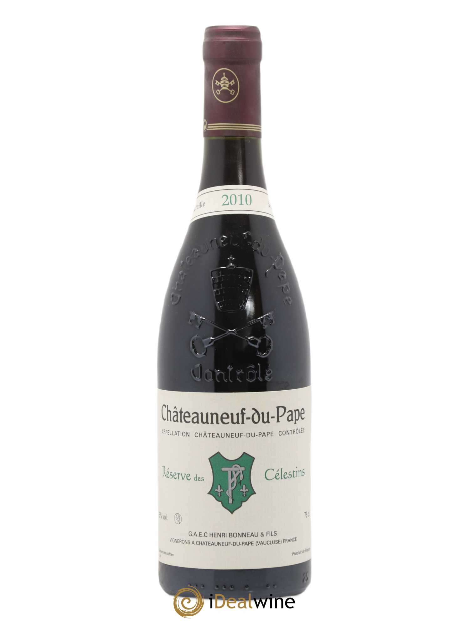 Châteauneuf-du-Pape Réserve des Célestins Henri Bonneau & Fils 2010 - Lot de 1 bouteille - 0