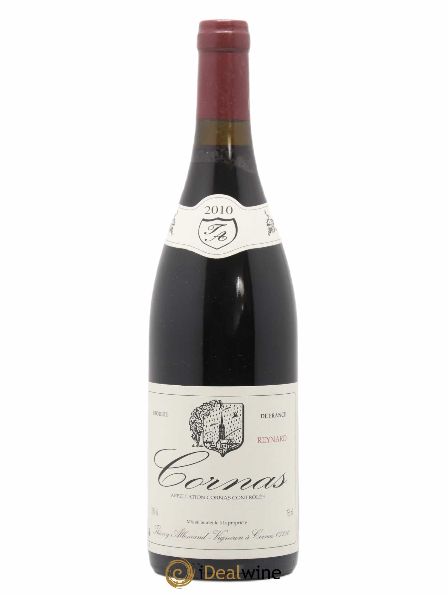 Cornas Reynard Thierry Allemand 2010 - Lot de 1 bouteille - 0