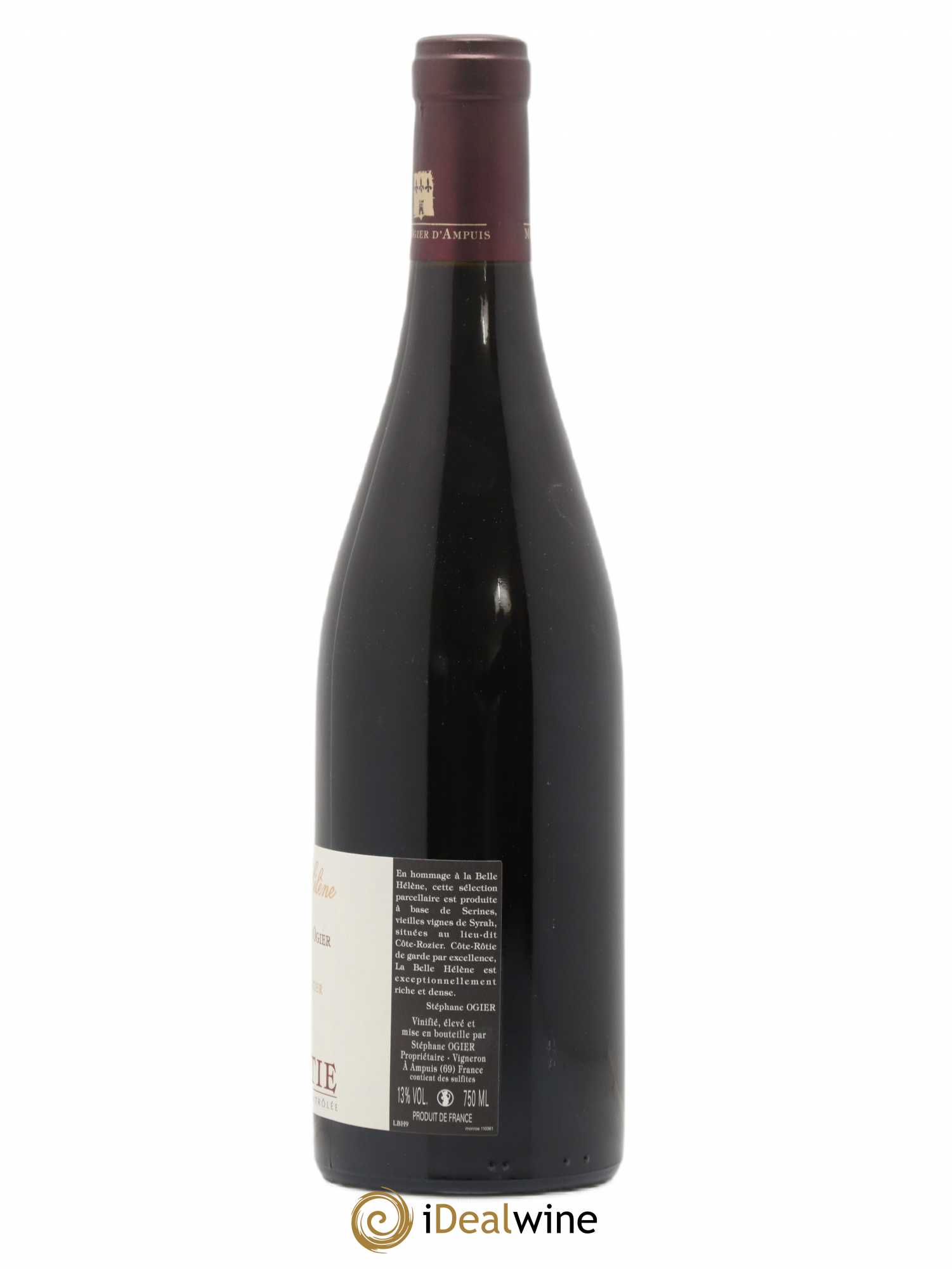 Côte-Rôtie La Belle Hélène Stéphane Ogier 2009 - Lot de 1 bouteille - 1