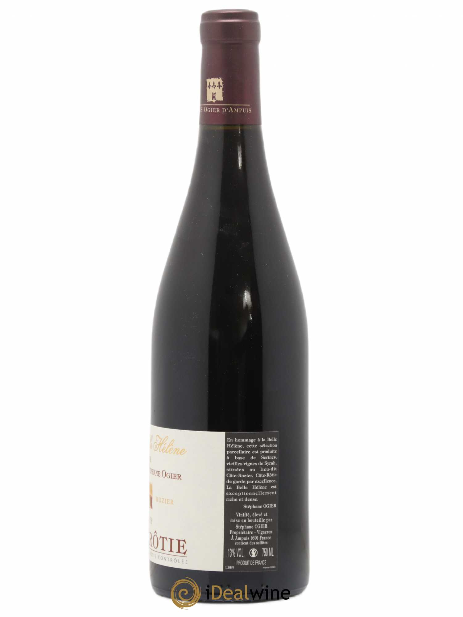 Côte-Rôtie La Belle Hélène Stéphane Ogier 2009 - Lot de 1 bouteille - 1