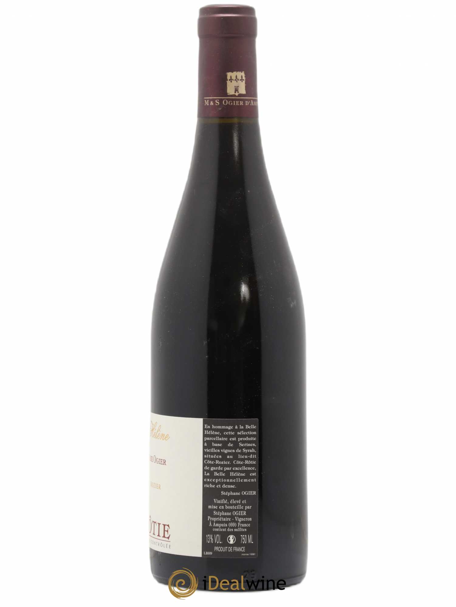 Côte-Rôtie La Belle Hélène Stéphane Ogier 2009 - Lot de 1 bouteille - 1
