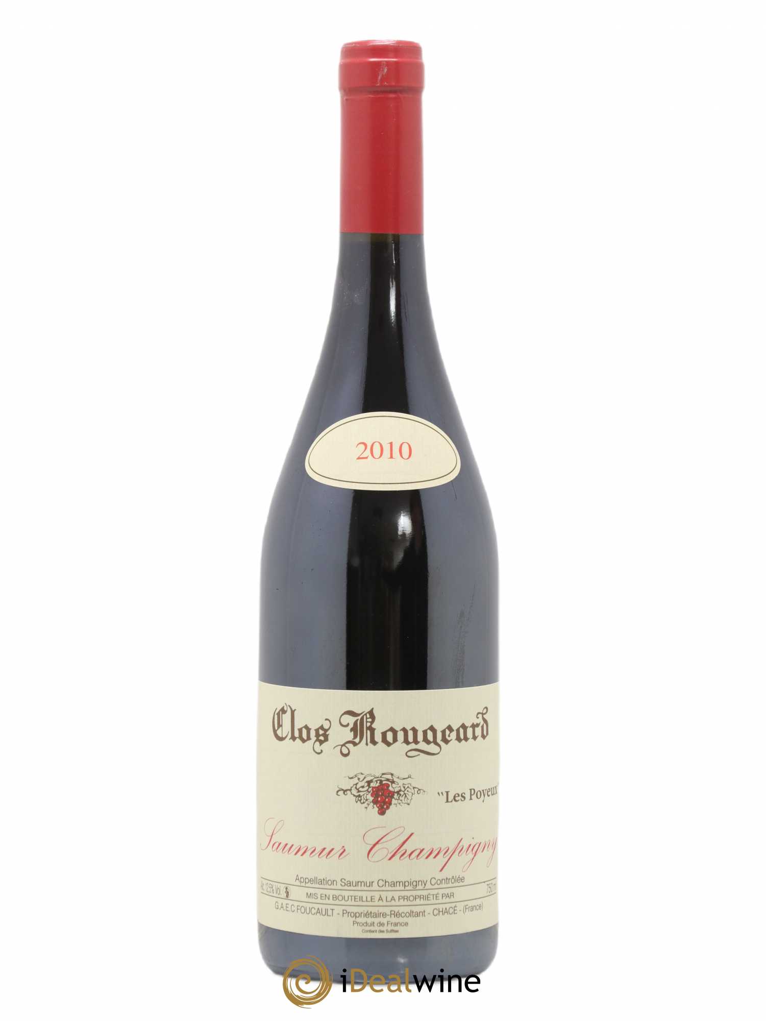Saumur-Champigny Les Poyeux Clos Rougeard 2010 - Lot de 1 bouteille - 0