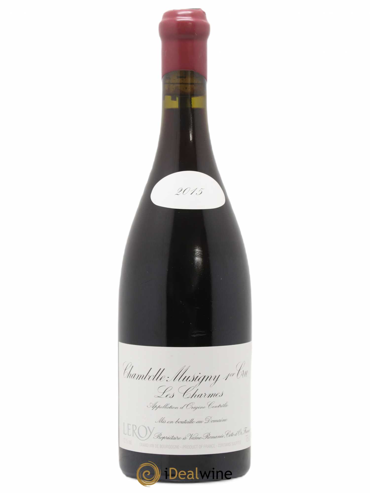 Chambolle-Musigny 1er Cru Les Charmes Leroy (Domaine) 2015 - Lot de 1 bouteille - 0