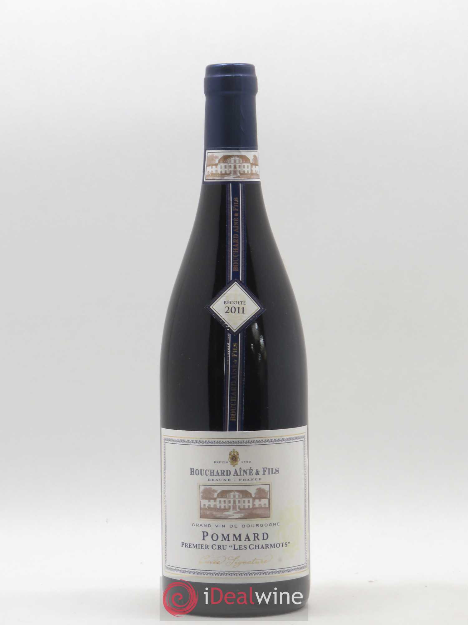 Pommard 1er Cru Les Charmots Cuvée signature Bouchard Ainé et Fils 2011 - Posten von 1 Flasche - 0