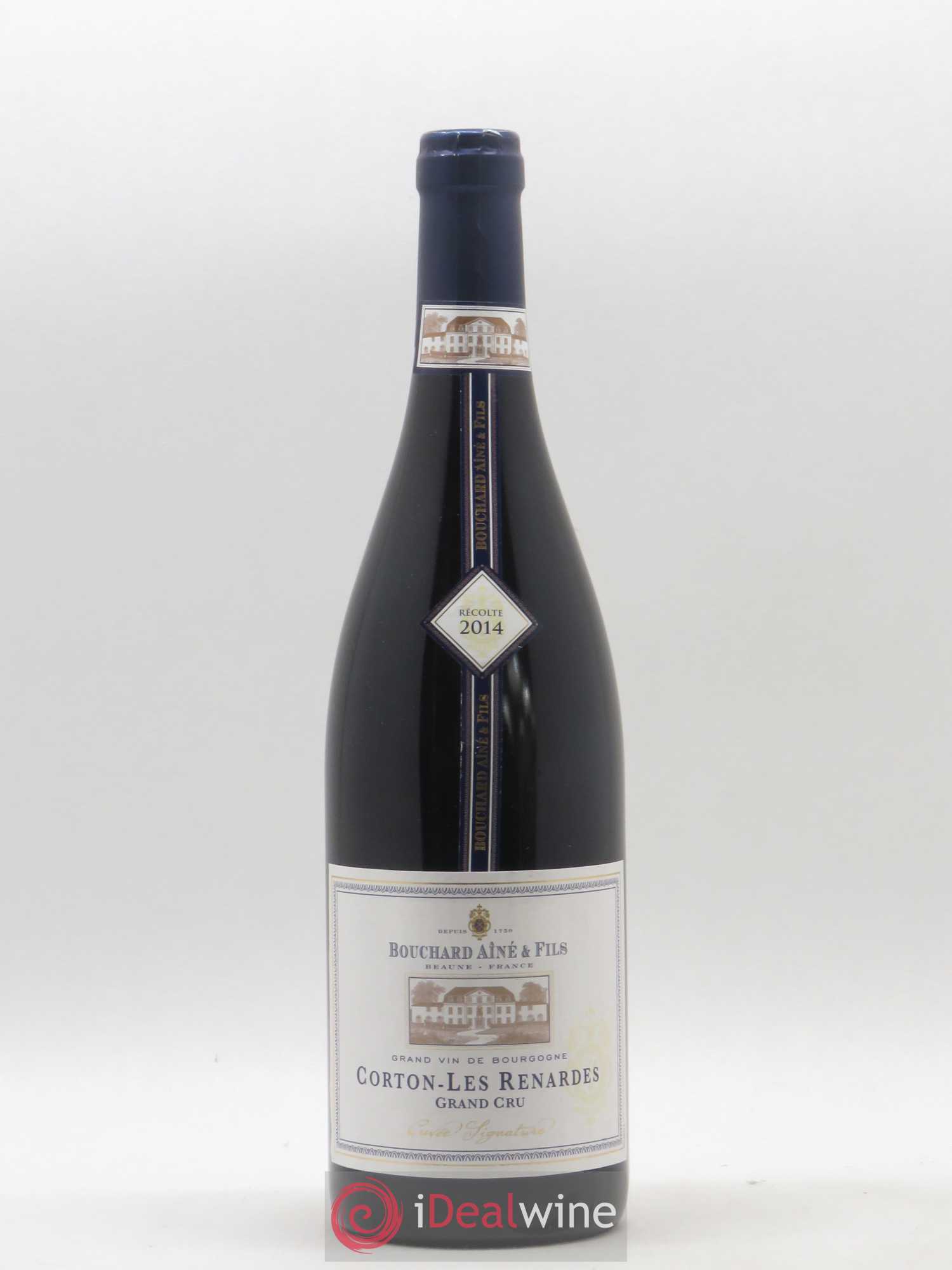 Corton Grand Cru Les Renardes Cuvée signature Bouchard Ainé et Fils 2014 - Posten von 1 Flasche - 0