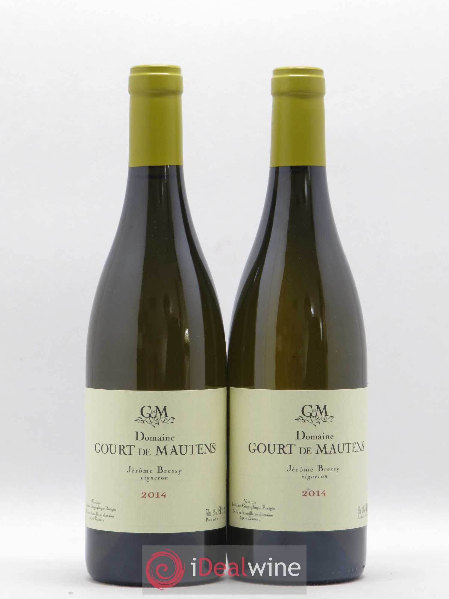 Vaucluse (Vin de Pays de Vaucluse) Domaine Gourt de Mautens - Jérôme Bressy 2014 - Lot de 2 bouteilles - 0