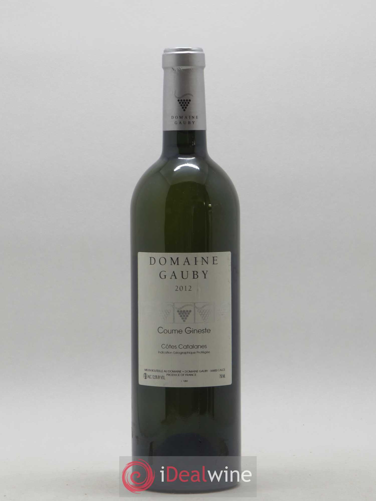 Côtes Catalanes Coume Gineste Gauby (Domaine) 2012 - Lot de 1 bouteille - 0
