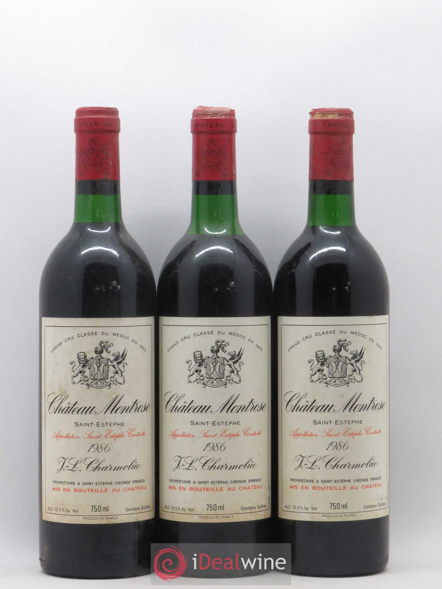 Château Montrose 2ème Grand Cru Classé 1986 - Lot de 6 bouteilles - 2