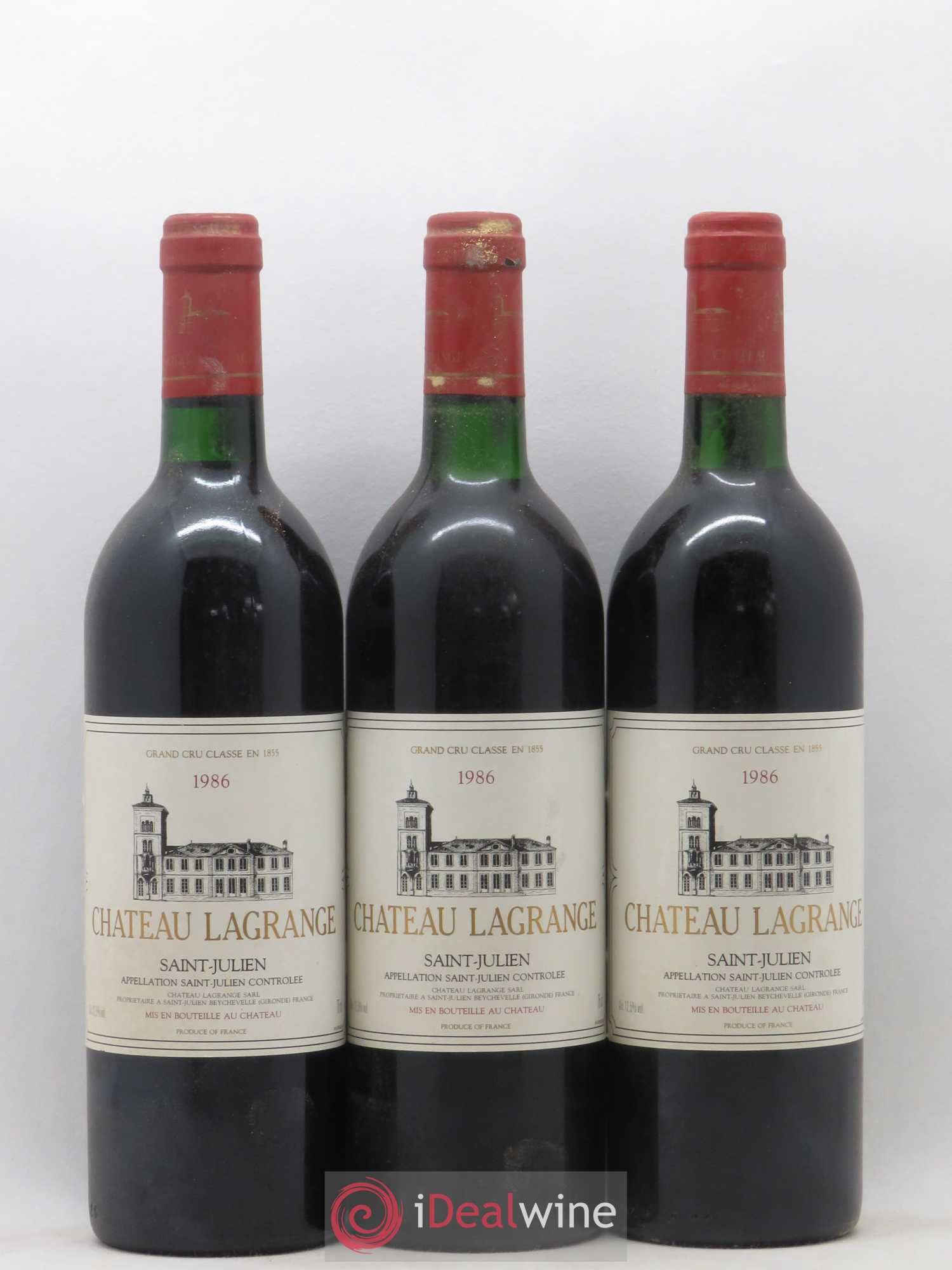 Château Lagrange 3ème Grand Cru Classé 1986 - Lot de 6 bouteilles - 1